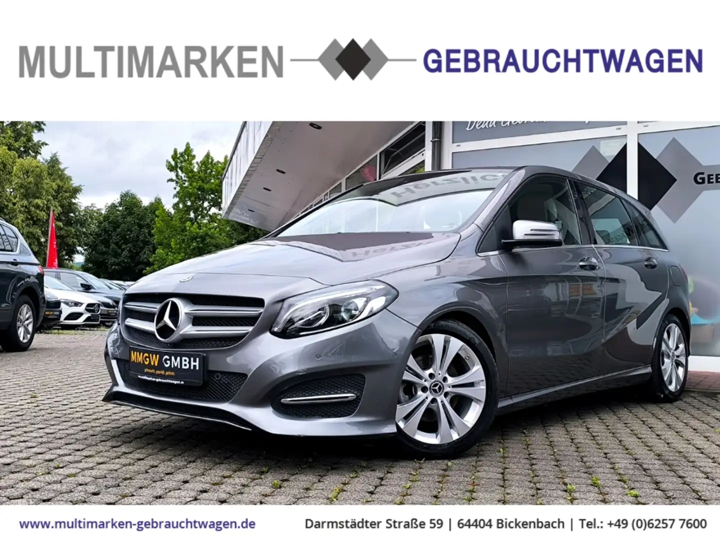Mercedes-Benz B 200 Urban Navi/LED/Klimaat/SHZ/Keyless/Fernlichtass Grijs - 1