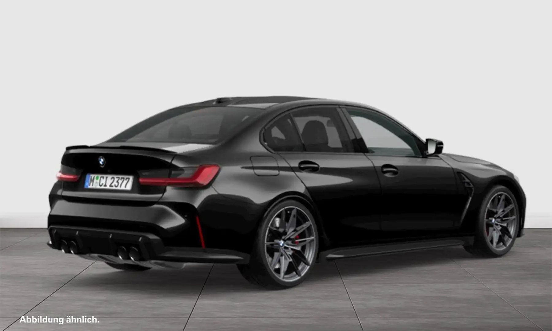 BMW M3 Competition M xDrive M Sport RFK NAVI LED LM Noir - 2