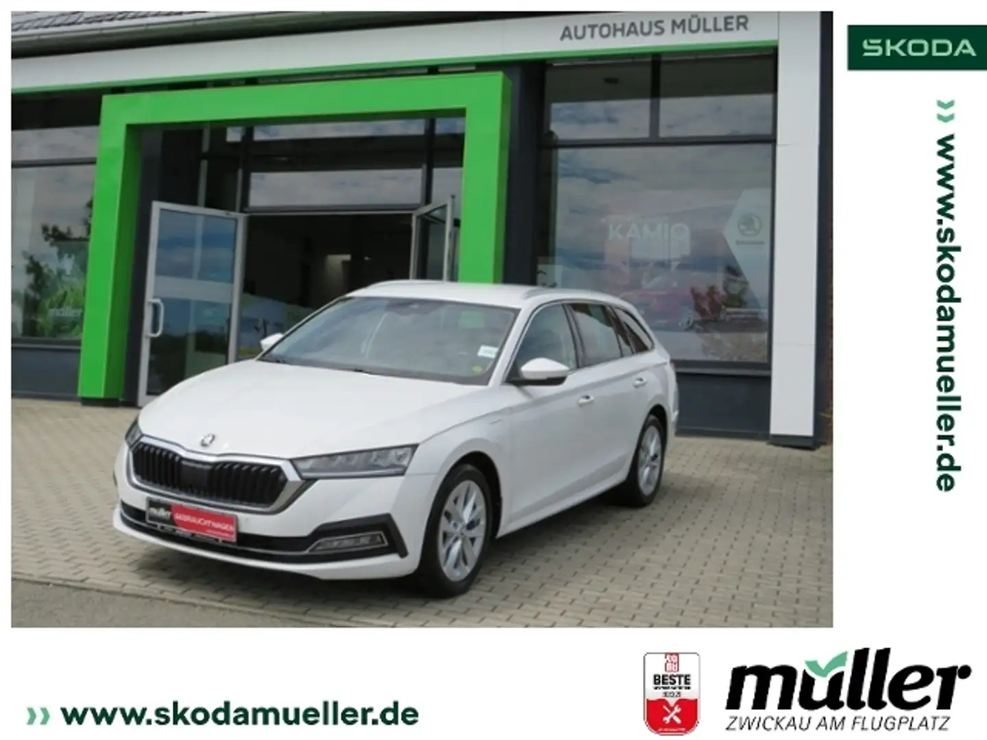 Skoda Octavia Combi Style 1.4TSI iV DSG HeadUp ACC Bianco - 1
