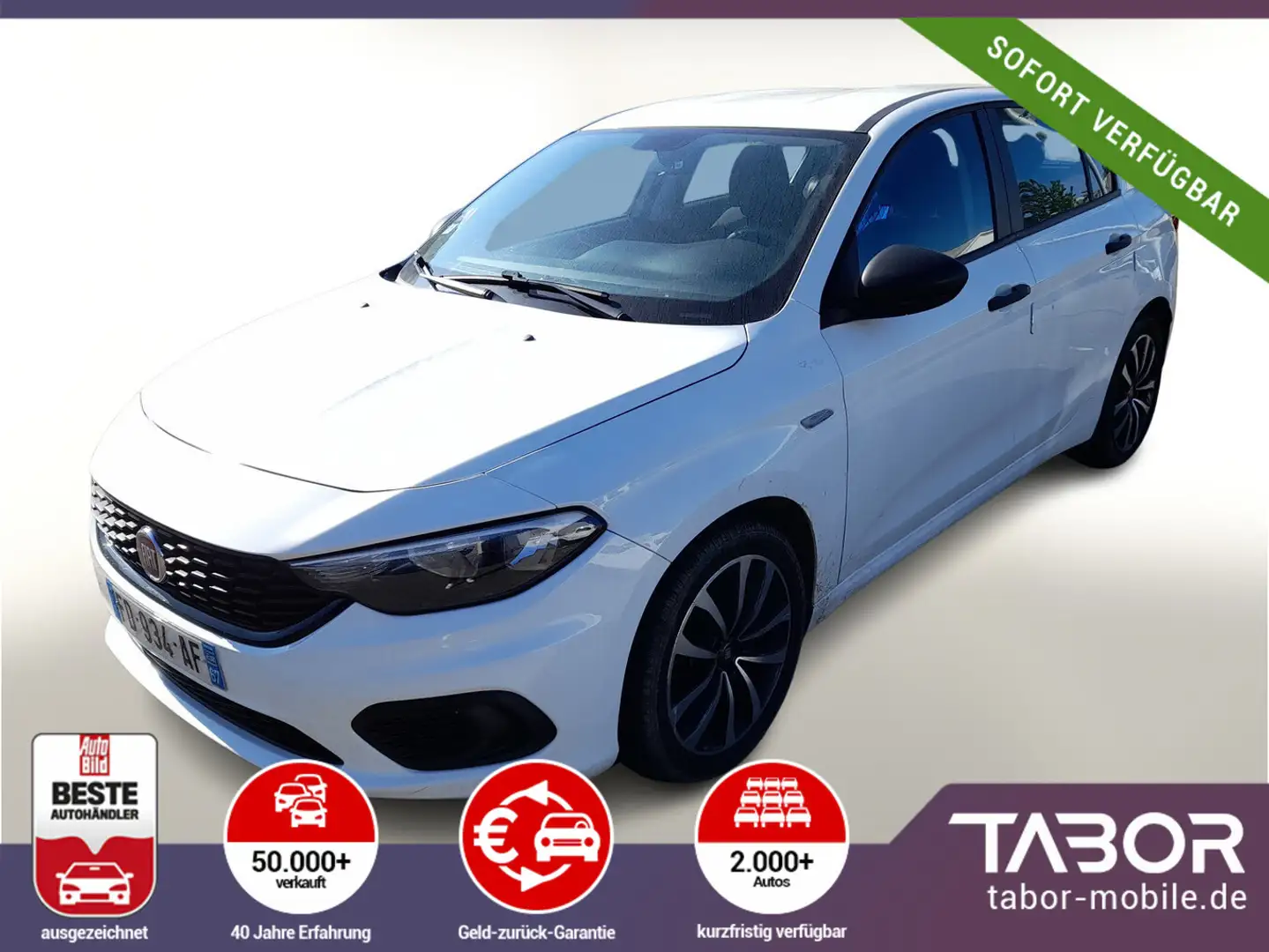Fiat Tipo 1.4 95 Pop Tempomat PDC Klimaanlage LM17Z Weiß - 1