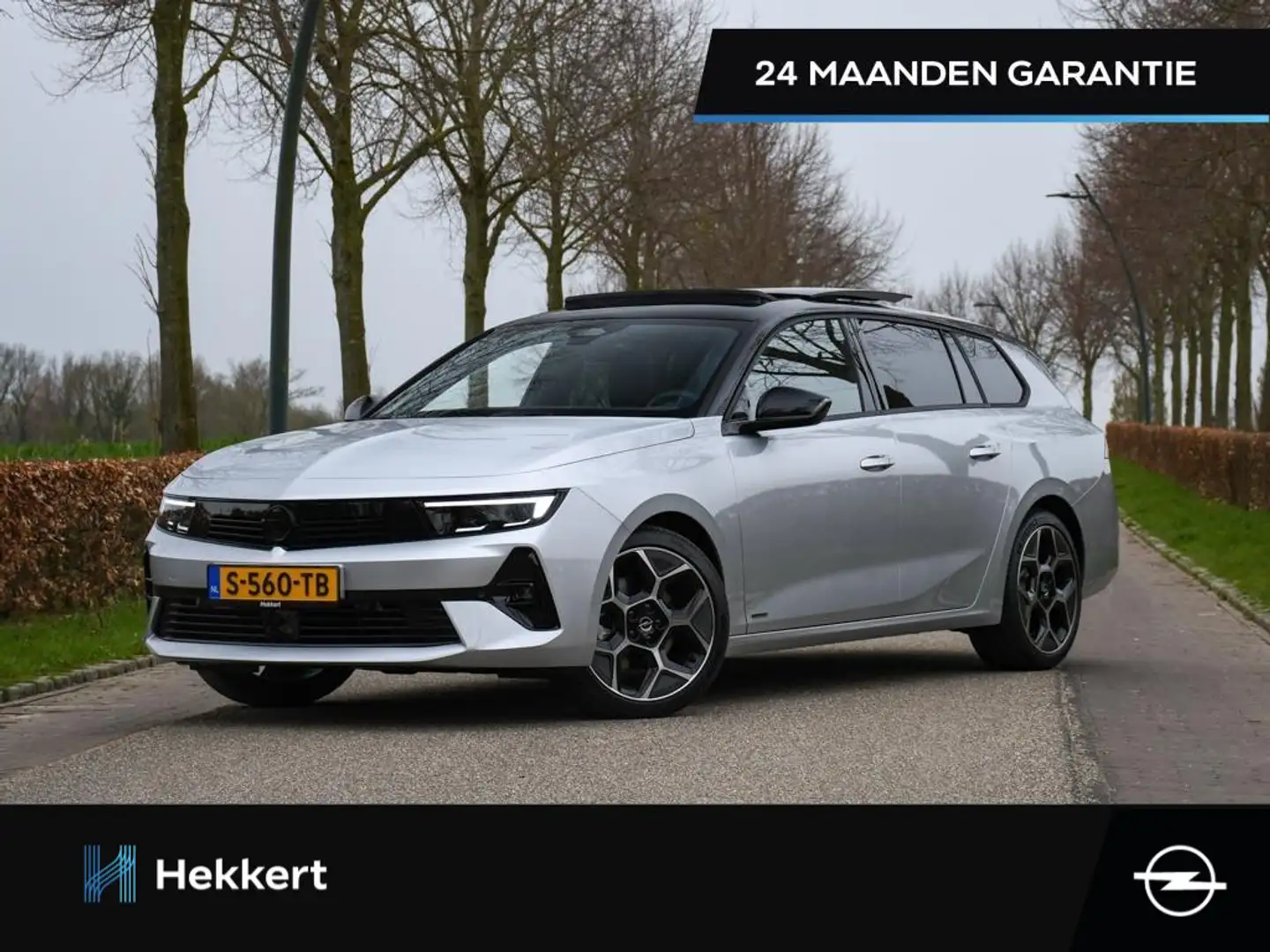 Opel Astra Sports Tourer Ultimate 1.2 Turbo 130pk Automaat NA Grijs - 1