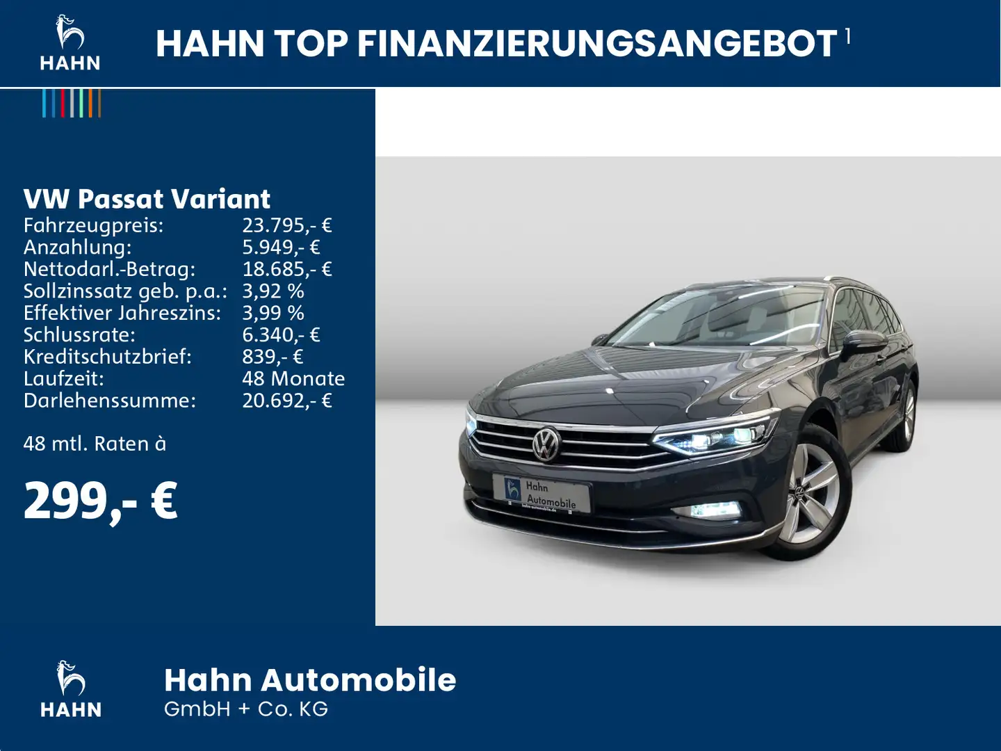 Volkswagen Passat Variant 2.0TDI DSG Elegance Navi PanoDach Gris - 2