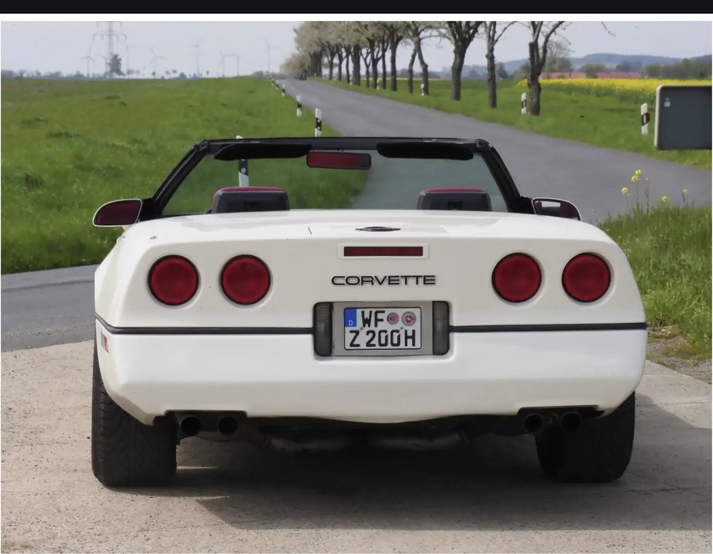 Corvette C4 Convertible Weiß - 2
