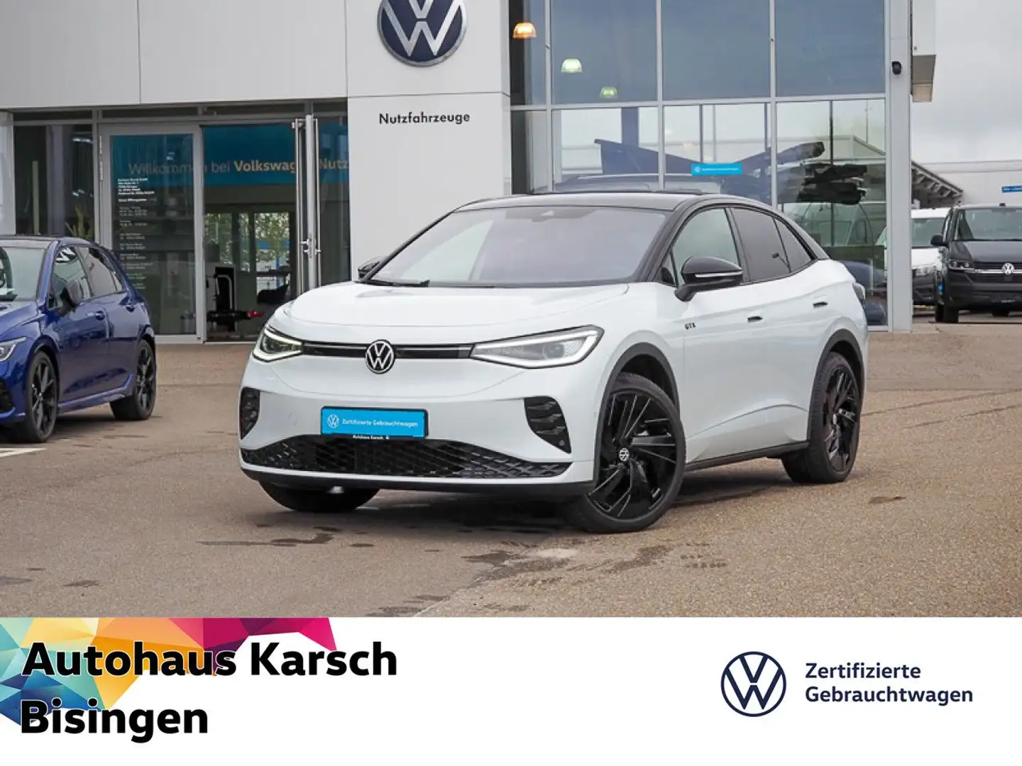Volkswagen ID.5 GTX 4Motion  AHK, NAVI, IQ.LIGHT, HUB, ACC Weiß - 1