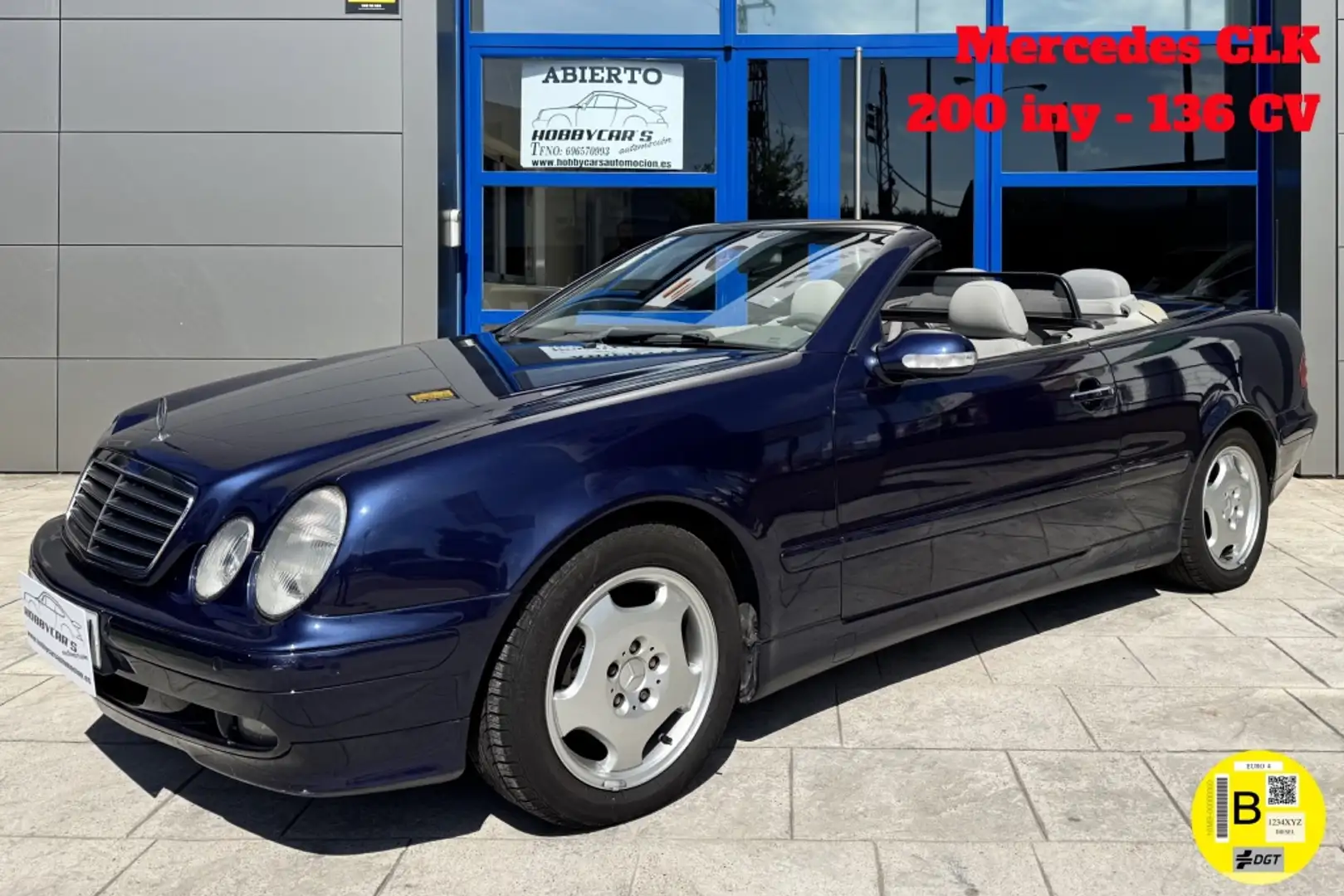 Mercedes-Benz CLK 200 Cabrio Sport Blau - 1
