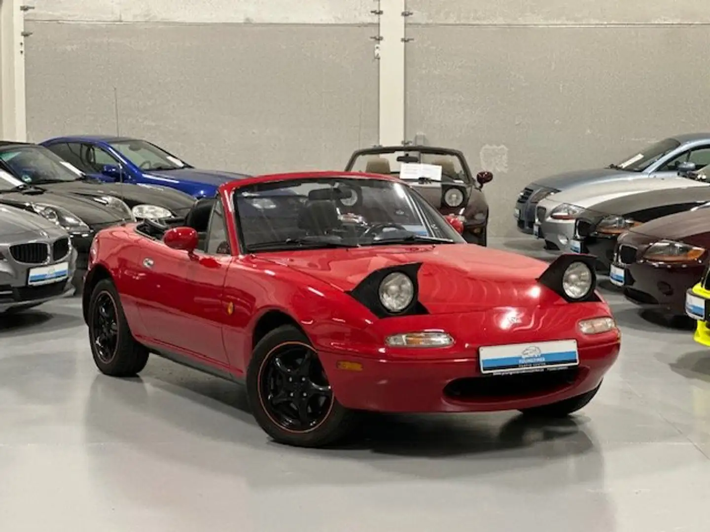 Mazda MX-5 1.6i 16v NA | Sportuitlaat | Leder | Mooie staat Rood - 1