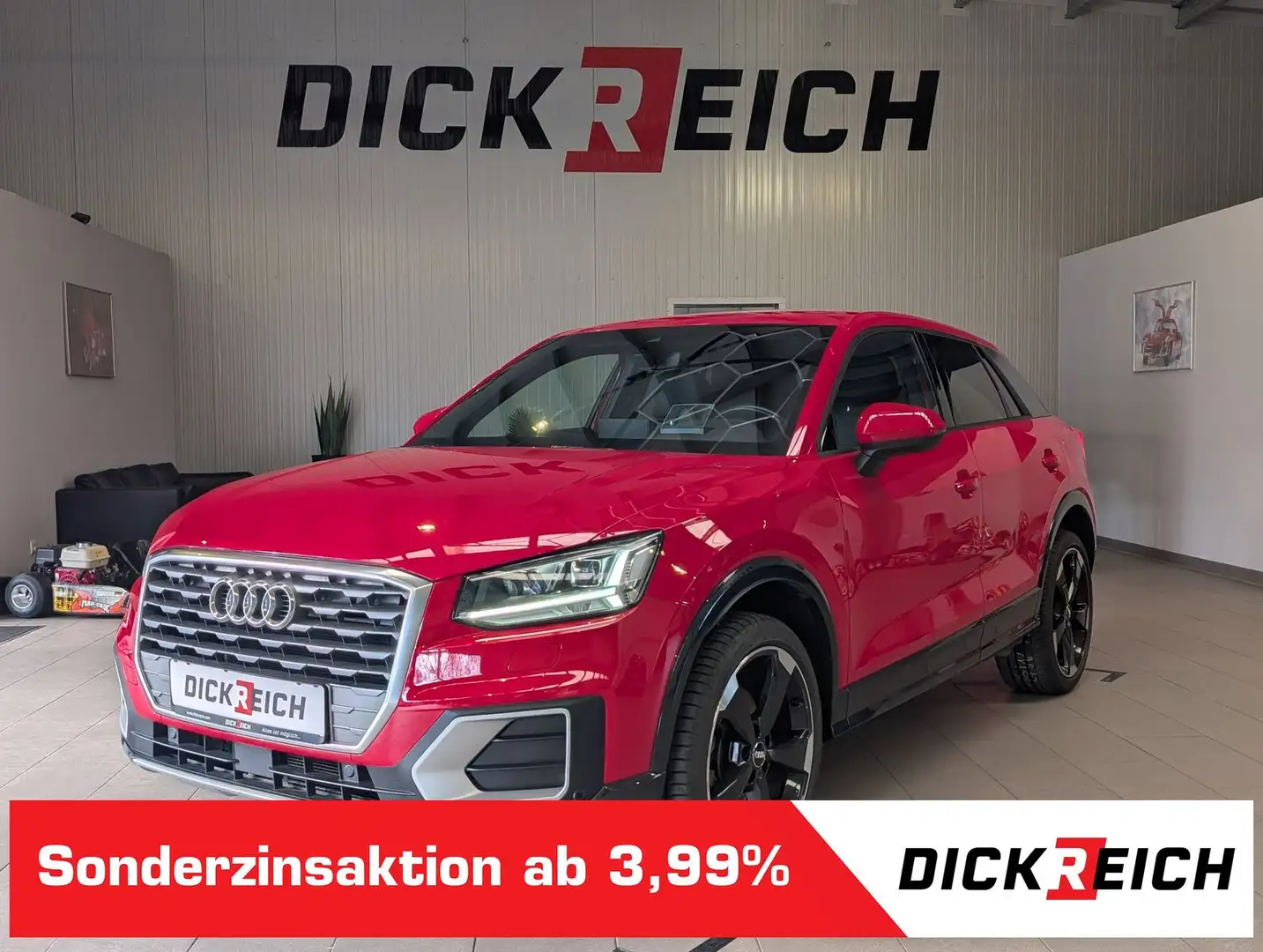 Audi Q2 1.4 TFSI DSG Sport LED ACC Leder Cam B&O HUD Rouge - 1