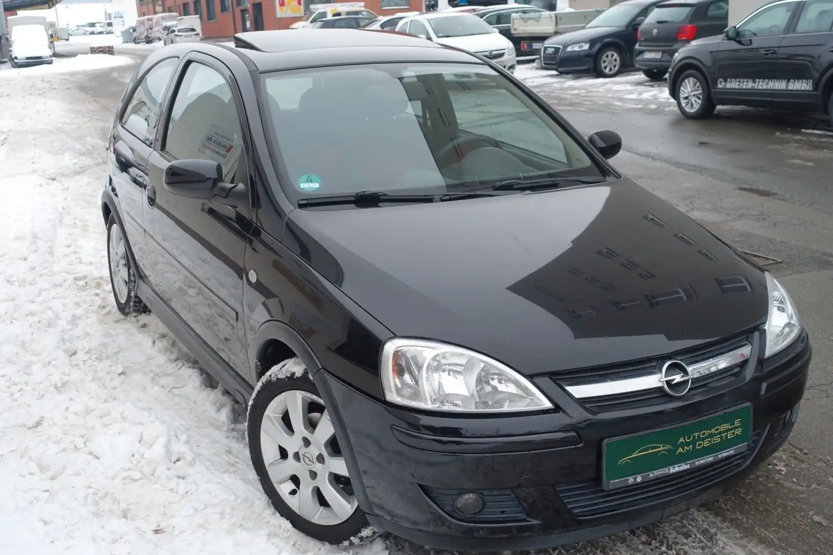 Opel Corsa 1.2 Twinport Sport*GSD*KLIMAAUTOMATIK*TÜV Schwarz - 1