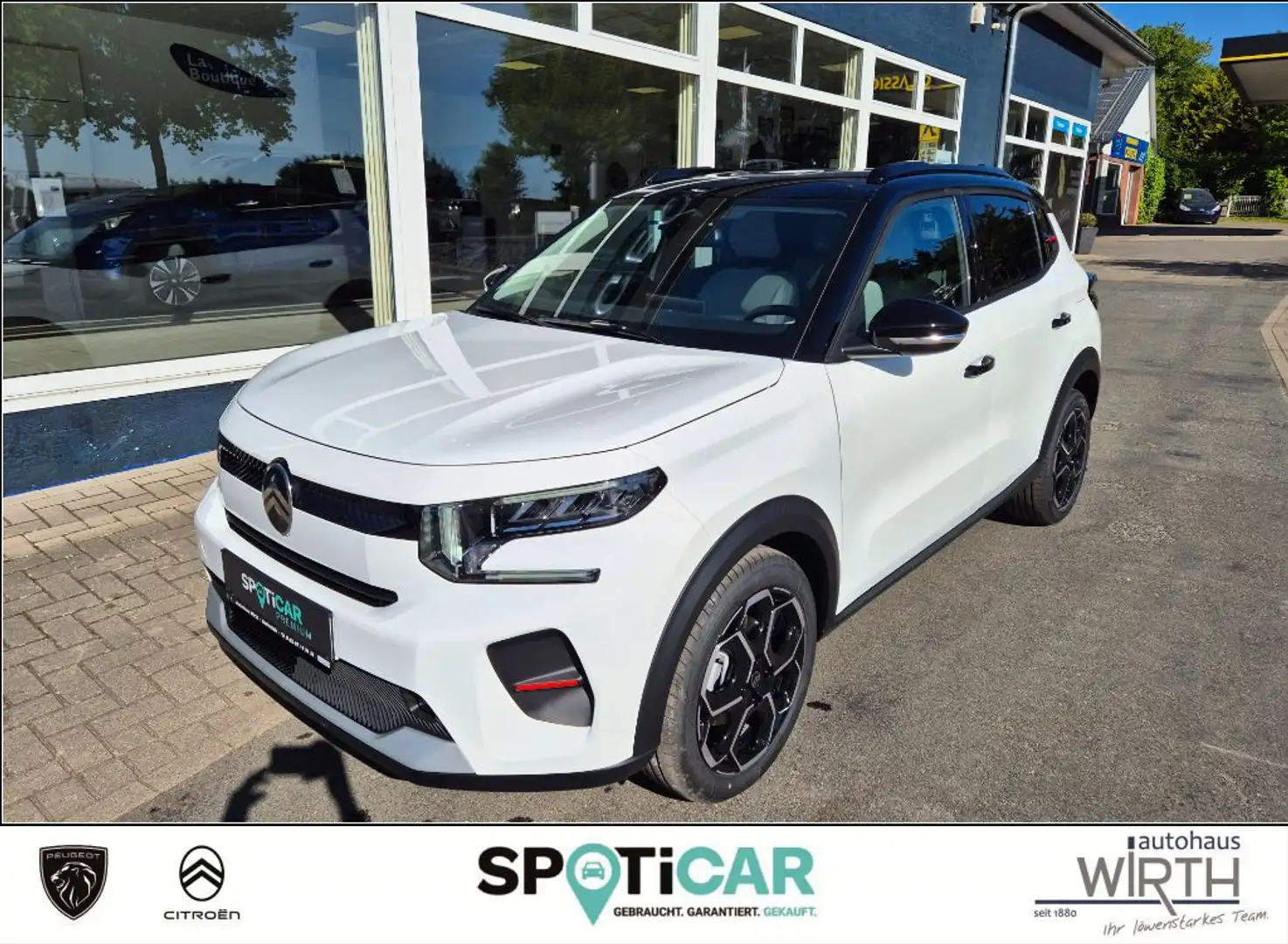 Citroen C3 Turbo 100 MAX KLIMAAUT.+SITZHZG:+LED+DAB+ALU Weiß - 1