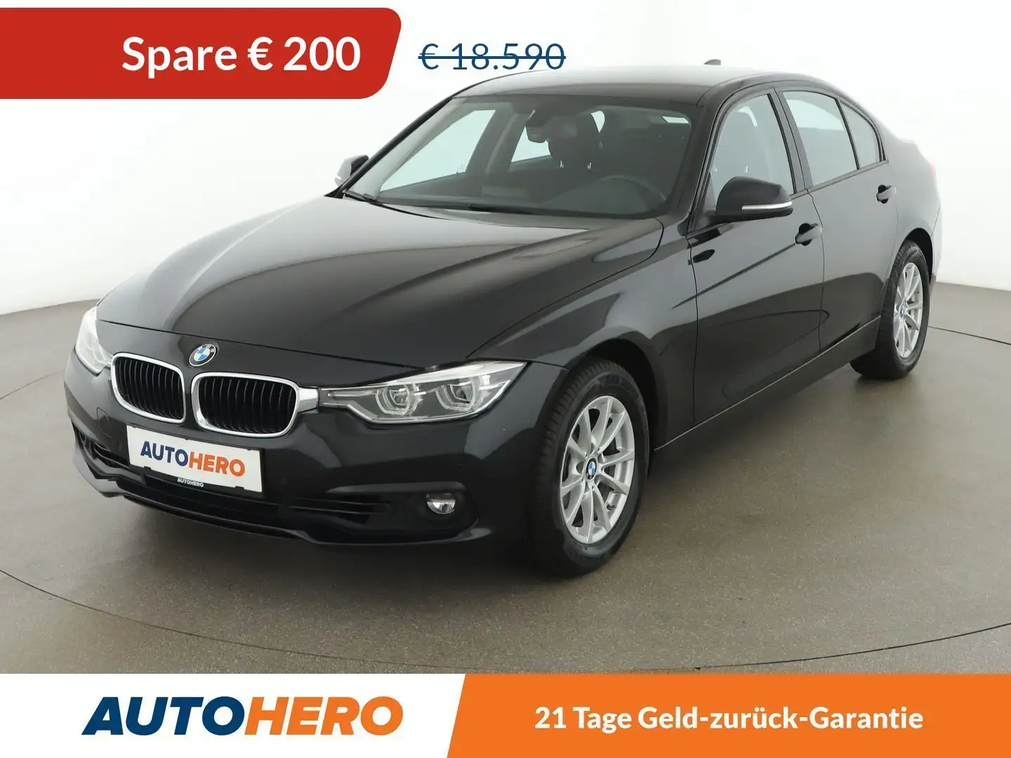 BMW 318 318i Advantage Aut. *LED*TEMPO*NAVI*PDC*SHZ*BT* Schwarz - 1