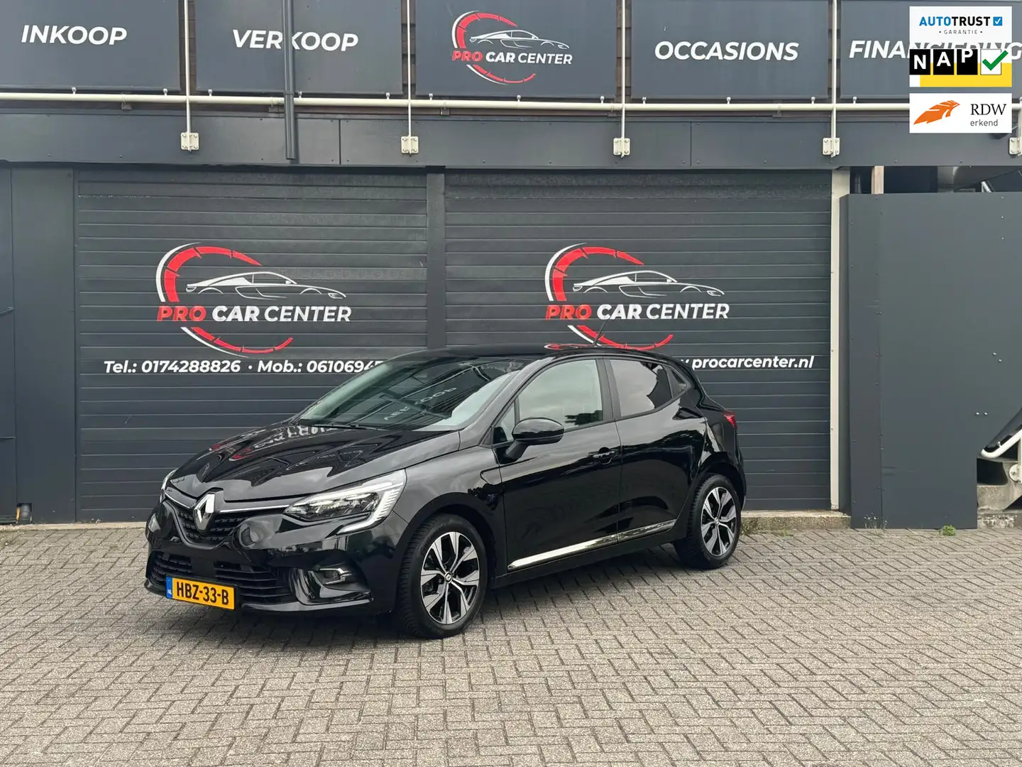 Renault Clio 1.0 TCe R.S. Line AUT|CRUISE|STOEL.VER|PDC|CLIMATE Zwart - 1