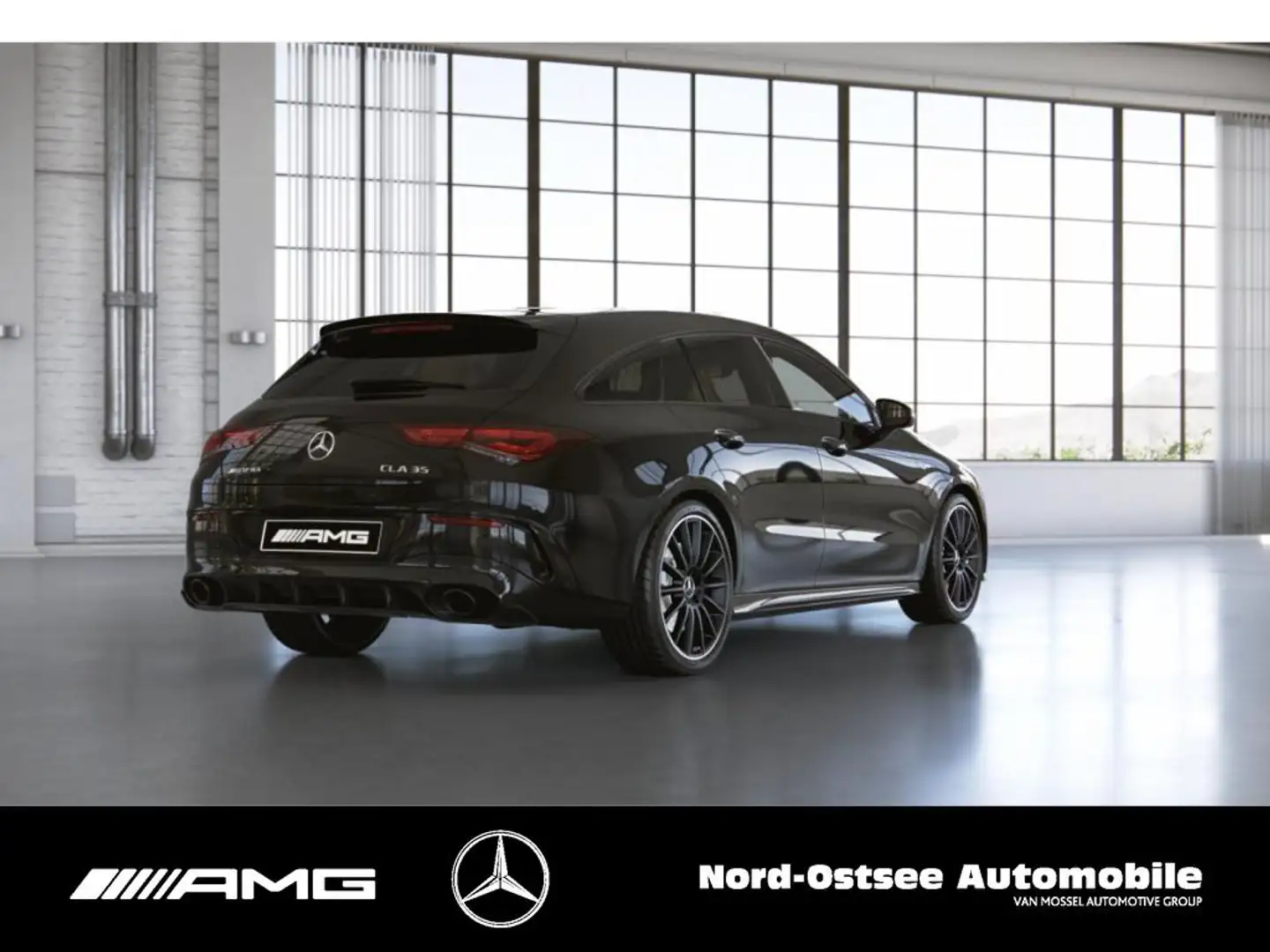 Mercedes-Benz CLA 35 AMG 4M SB NIGHT KAMERA PANO NAVI PREM. Zwart - 2