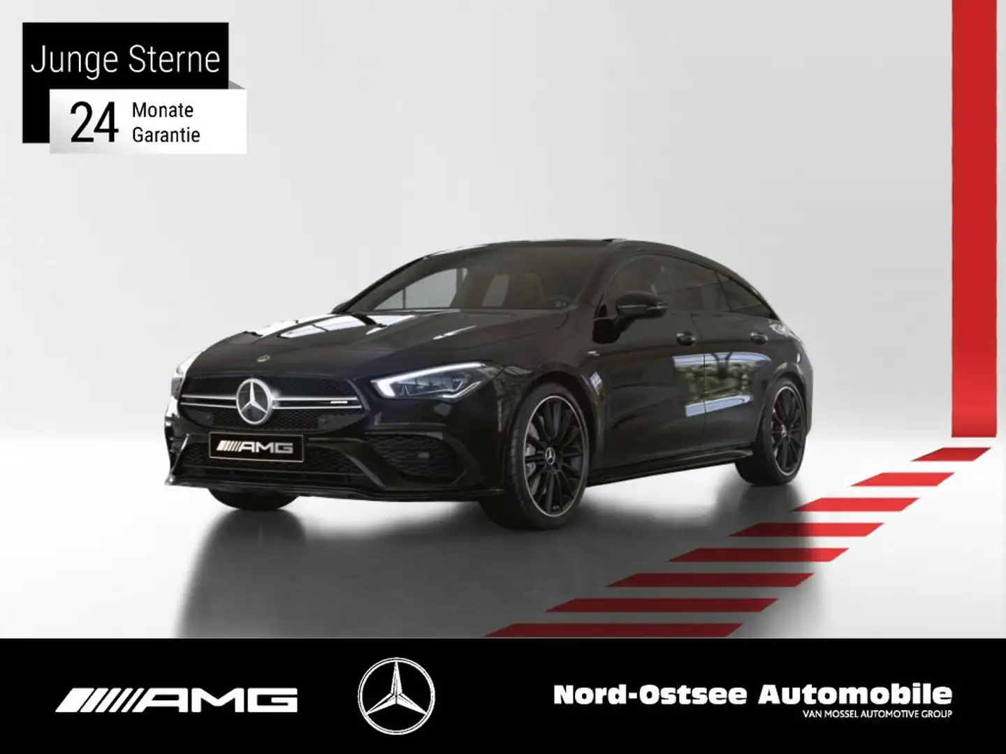 Mercedes-Benz CLA 35 AMG 4M SB NIGHT KAMERA PANO NAVI PREM. Zwart - 1