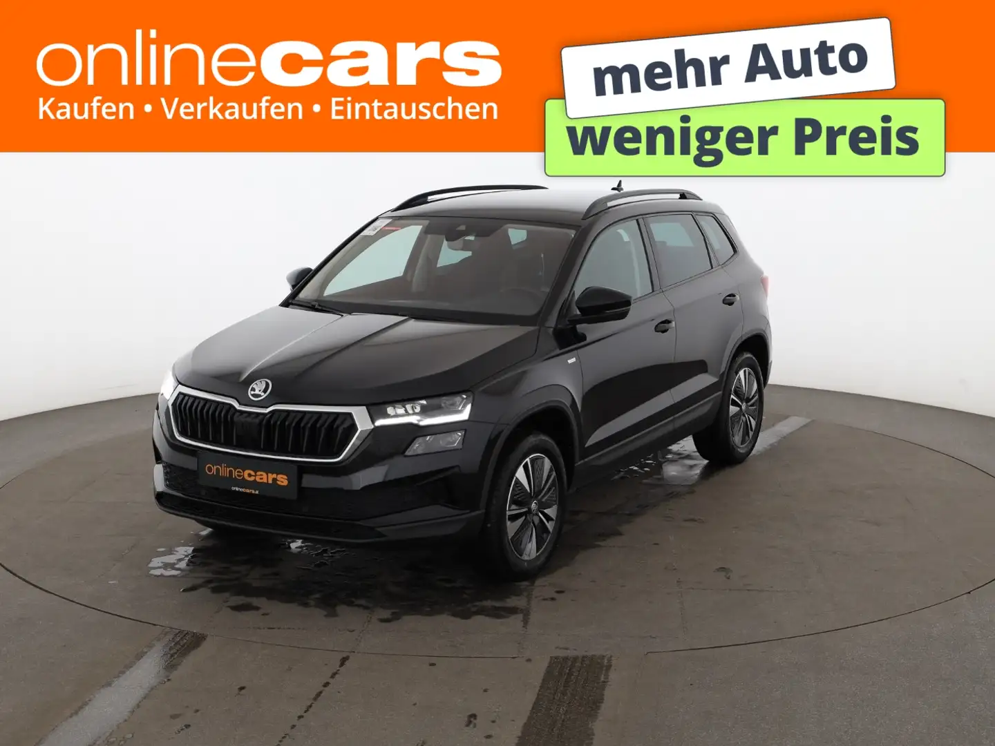 Skoda Karoq 2.0 TDI Tour Aut MATRIX NAVI R-CAM SITZHZG Schwarz - 1