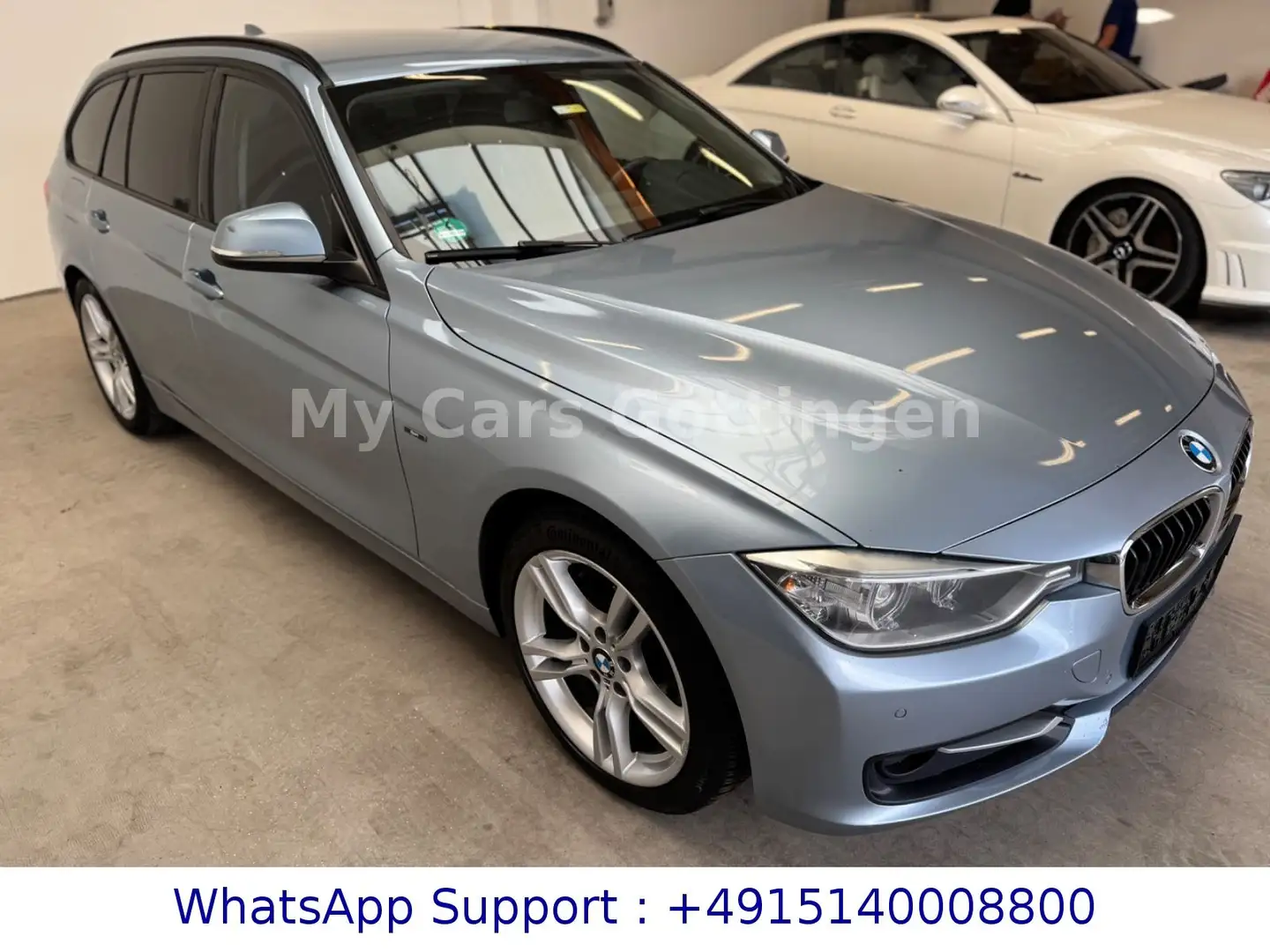 BMW 320 d Touring Sport LED NAVI Aut. Blauw - 2