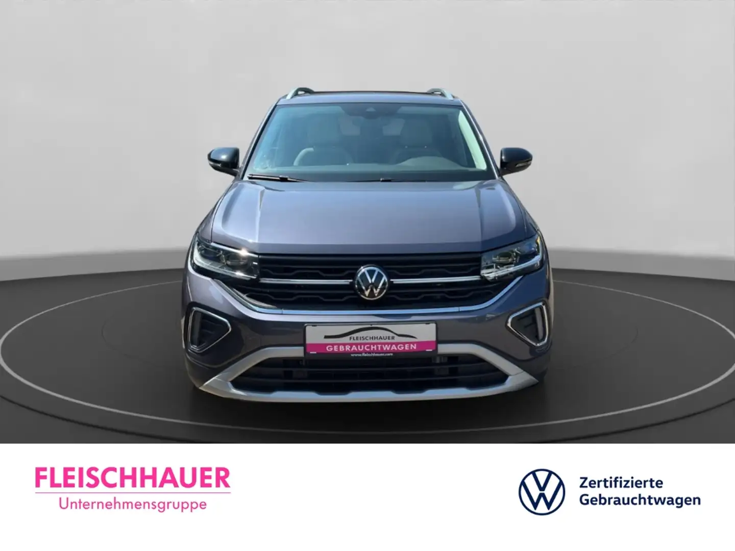Volkswagen T-Cross 1.0TSI  Style AHK+Navi+Rear View+CarPlay Grijs - 2