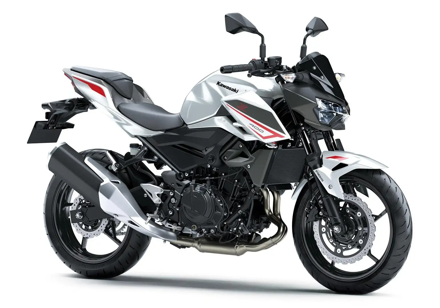 Kawasaki Z 400 Tageszulassung 02/2024 - Sofort Verfügbar - Weiß - 2