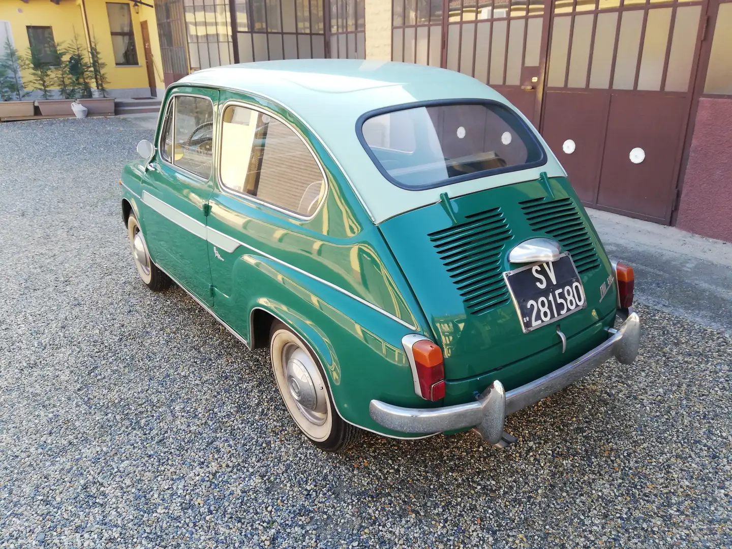 Fiat 600 FISSORE Vert - 2