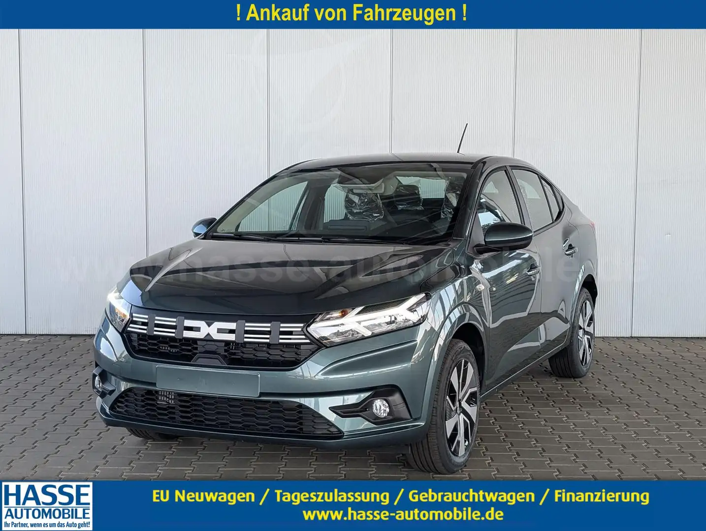 Dacia Logan EXPRESSION TCe 90 MT 5 / NAVI Carplay LED Tempo... Зелений - 1