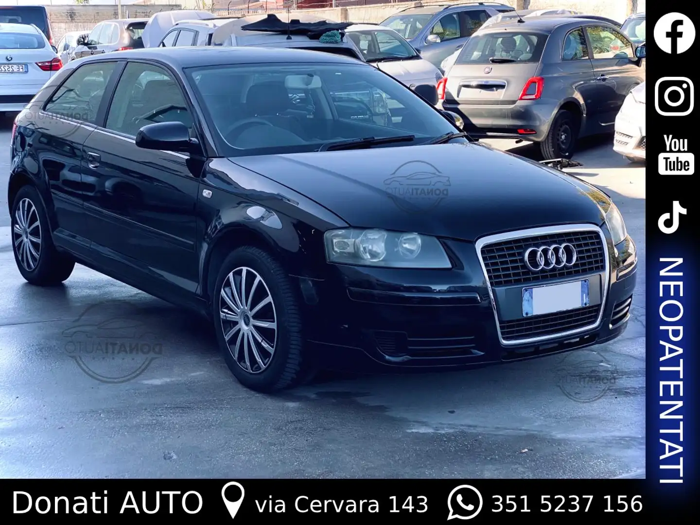Audi A3 3p 1.9 tdi Nero - 1