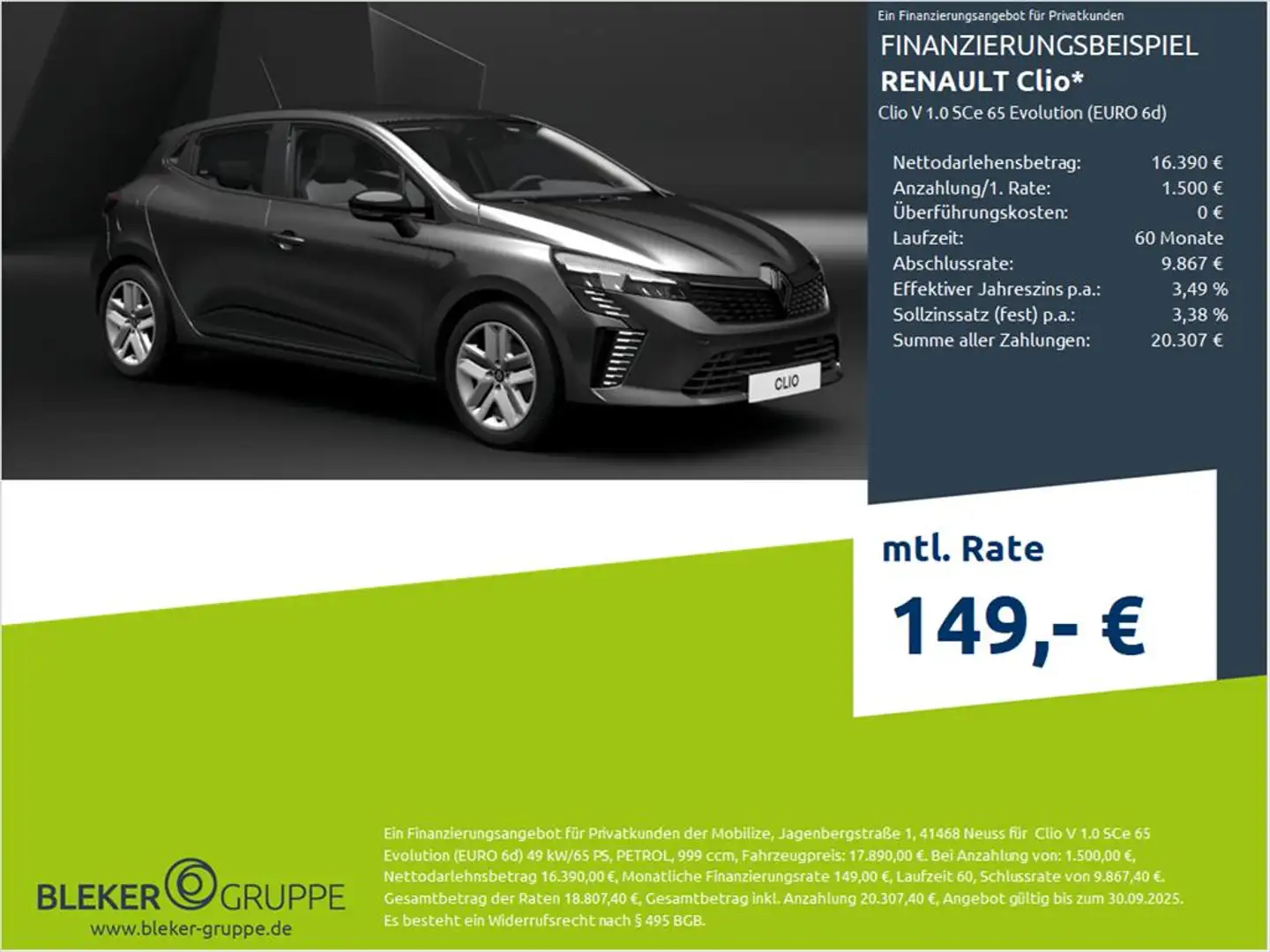 Renault Clio V 1.0 SCe 65 Evolution (EURO 6d) Grijs - 1