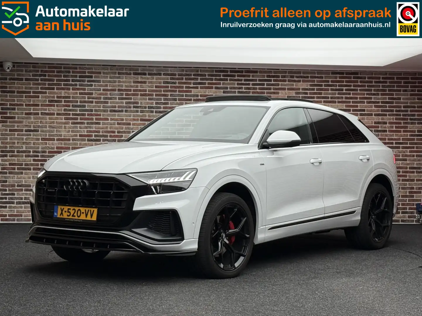 Audi Q8 55 TFSI quattro S-line | Dak| Luchtvering| Head-up Wit - 1