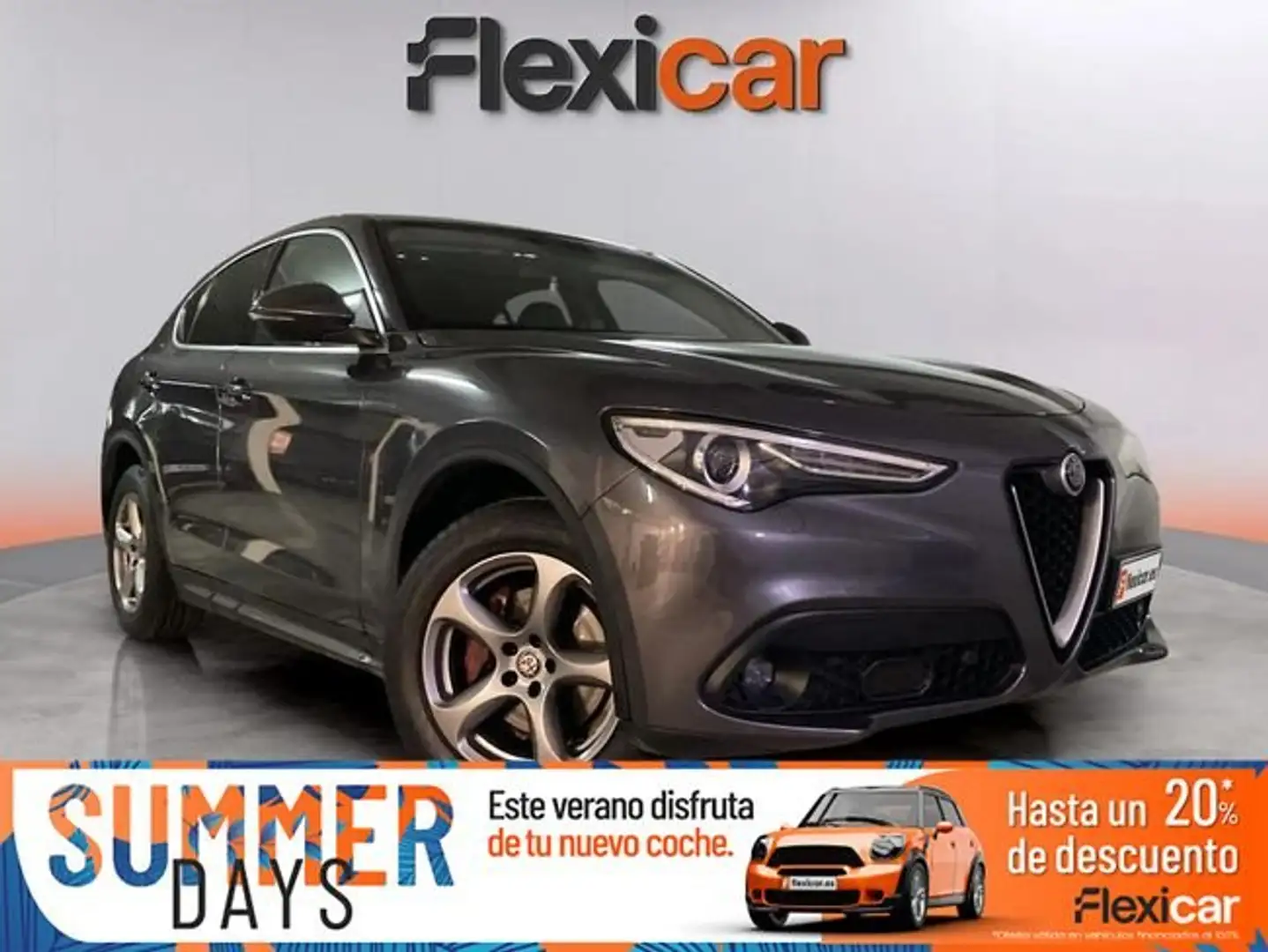 Alfa Romeo Stelvio 2.2+Di%C3%A9sel+154kW+%28210CV%29+Executive+Q4 Gris - 1