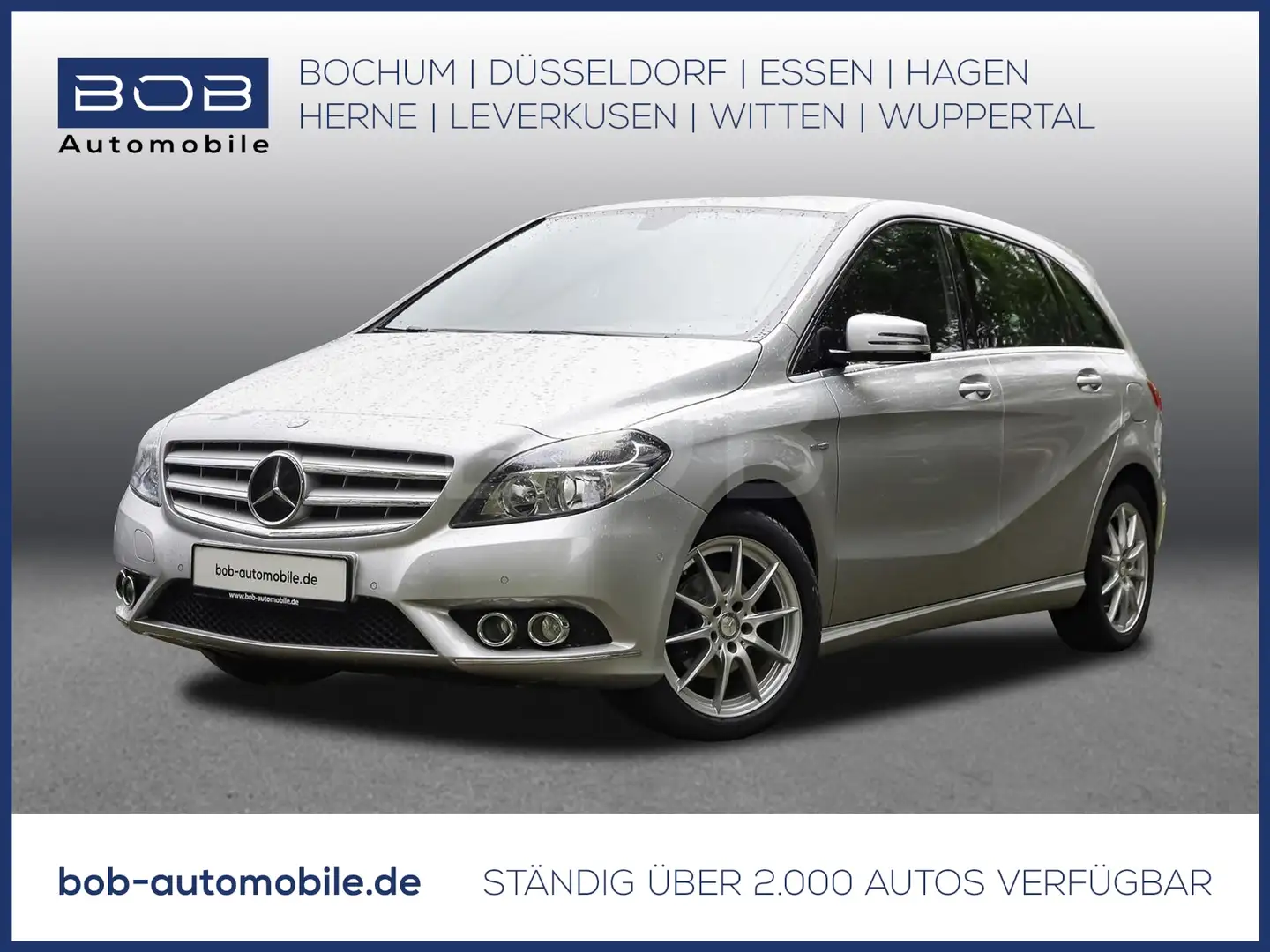 Mercedes-Benz B 180 Advanced NAVI SHZ PDC KLIMA Allwetter Plateado - 1