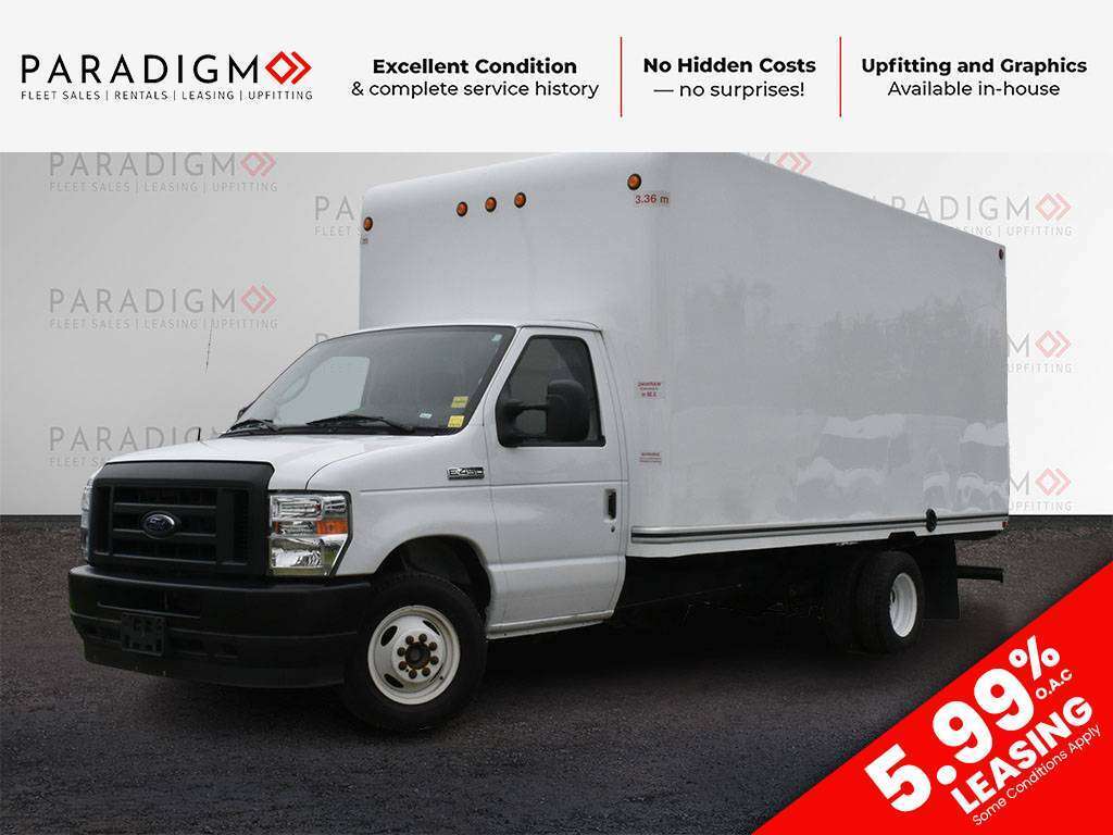 White 2025 Ford E-Series Chassis Pickup Truck Rear-Wheel Drive 6-Speed Automatic