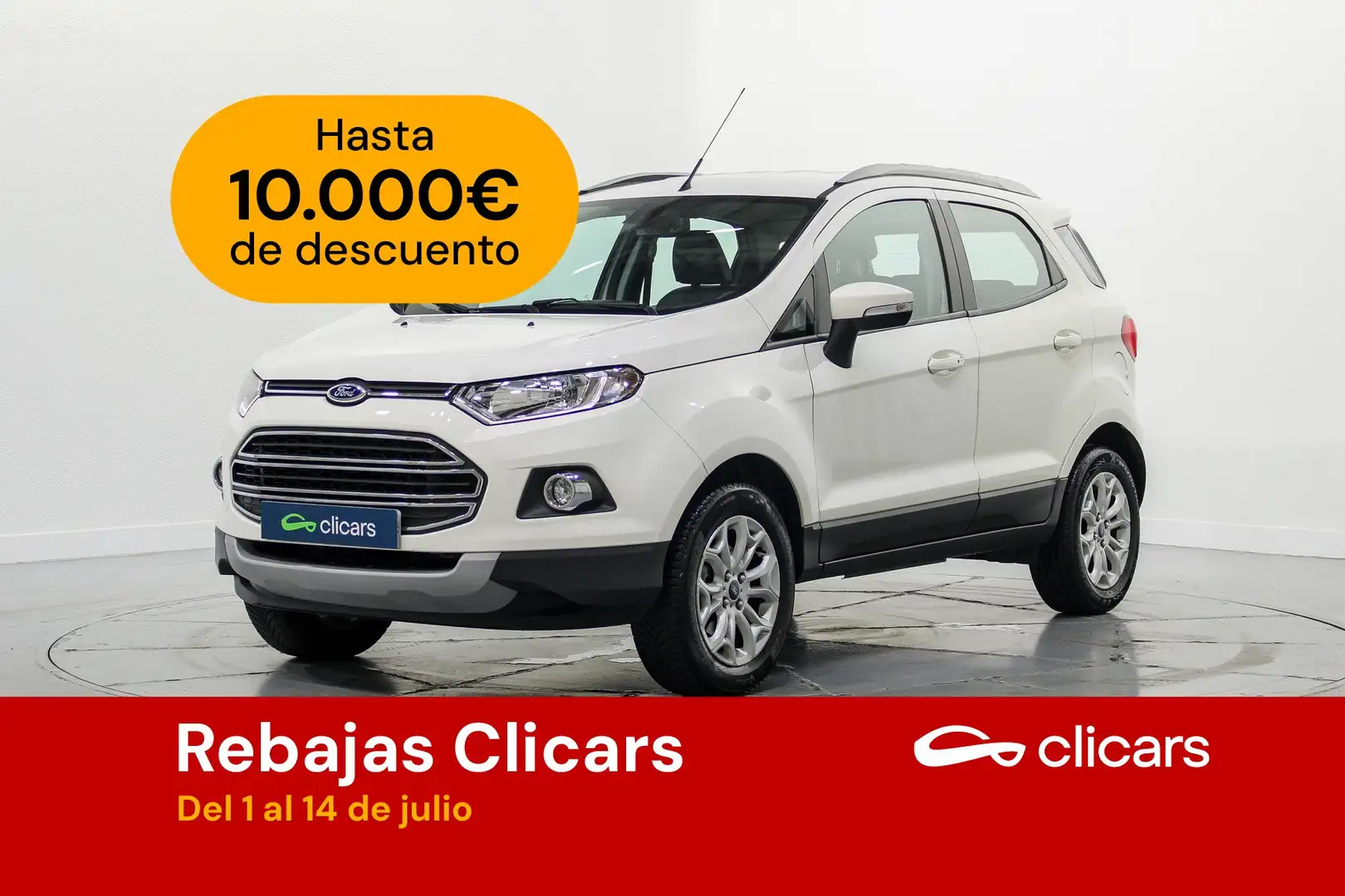 Ford EcoSport 1.5 Ti-VCT Titanium Blanc - 1