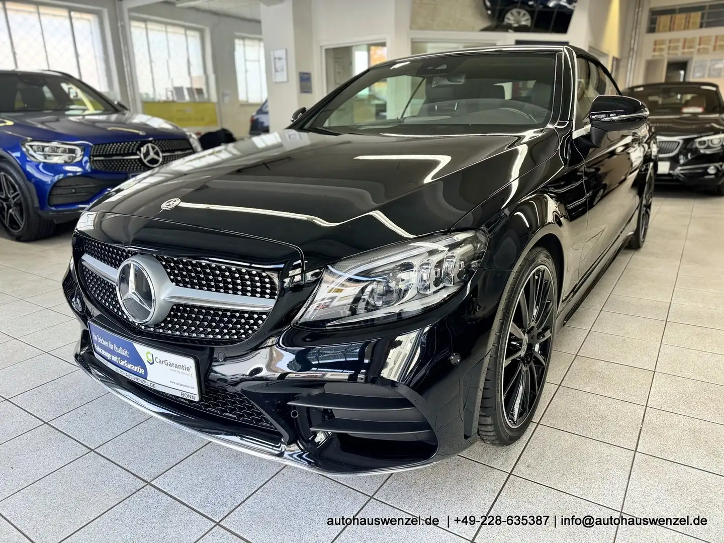 Mercedes-Benz C 220 d Cabrio AMG AIRCAP MULTIBEAM KAM AHK MEMORY 19" Schwarz - 2