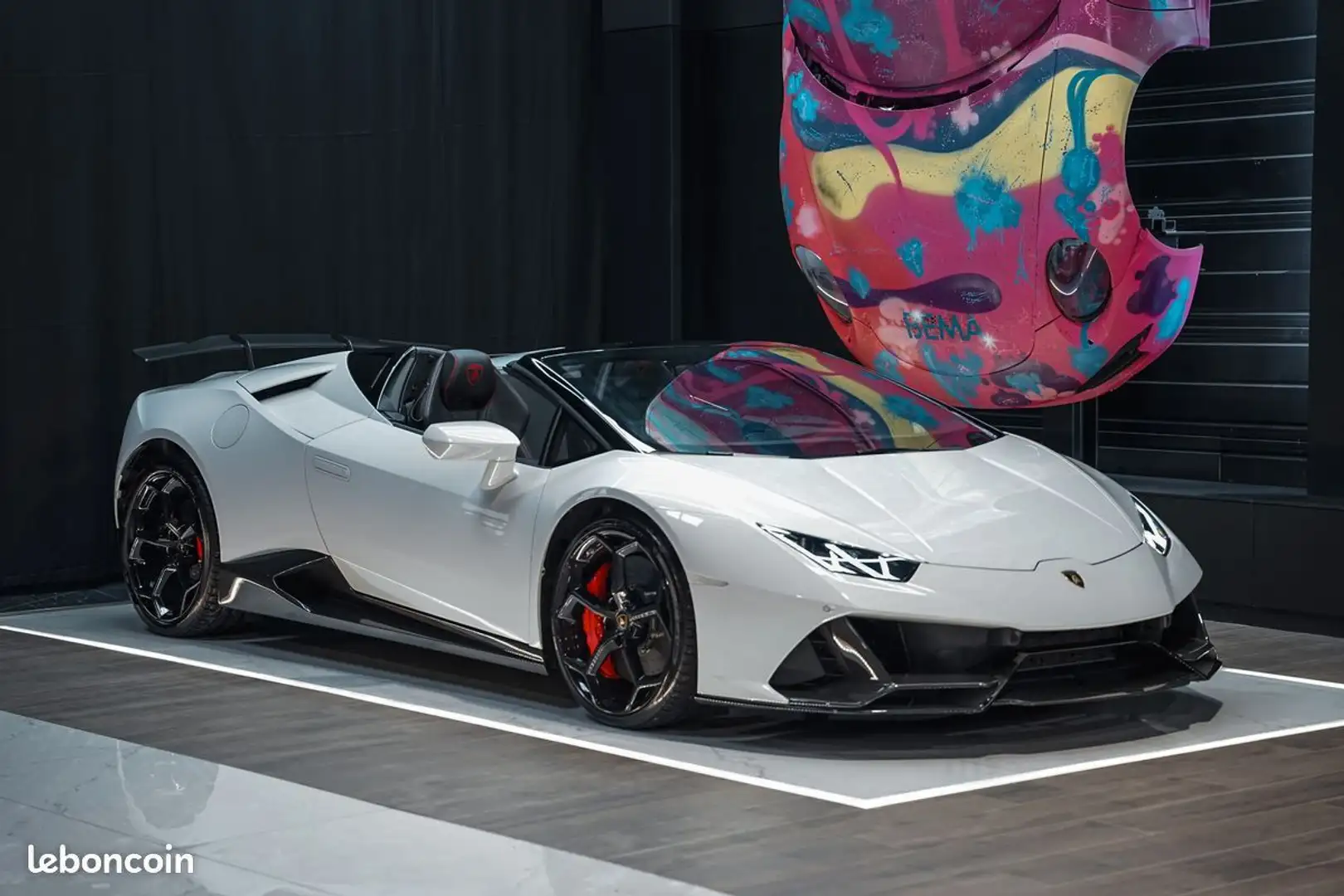 Lamborghini Huracán EVO Spyder LP640-4 | MALUS PAYÉ 1ÈRE MAIN ORIGINE FRANCE TVA APPARENTE LIFT MAGNERIDE NOVITEC CARBONE À partir de 2480-mo Weiß - 1