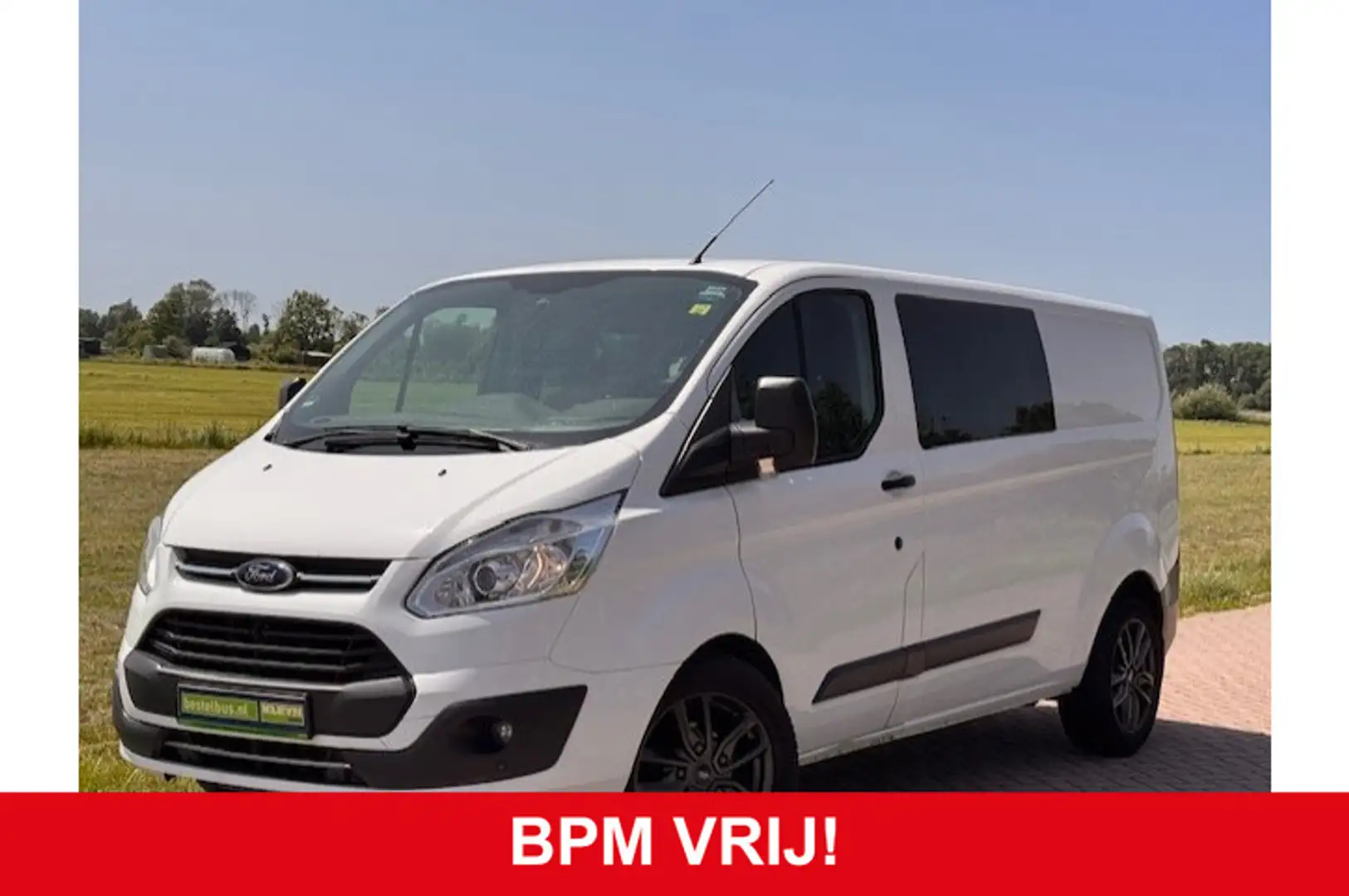 Ford Transit Custom 290 2.0 TDCI L2H1 Trend DC *Airco*Trekhaak Wit - 1