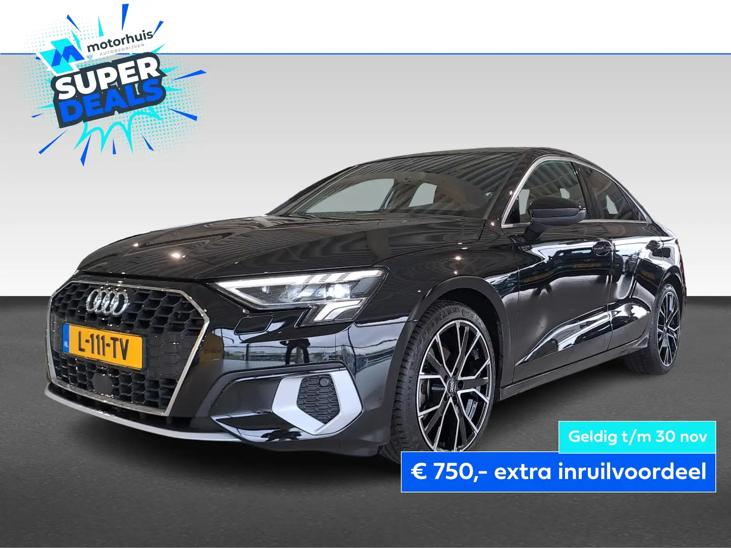 Audi A3 Limousine 35 TFSI 150pk S-tronic Advanced Edition Noir - 1