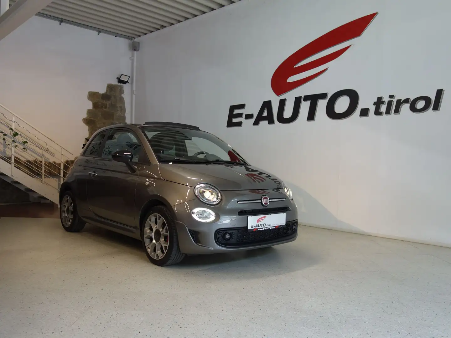 Fiat 500 S CABRIO FireFly Hybrid 70 *SPORT *CARPLAY *WENIG Grau - 1