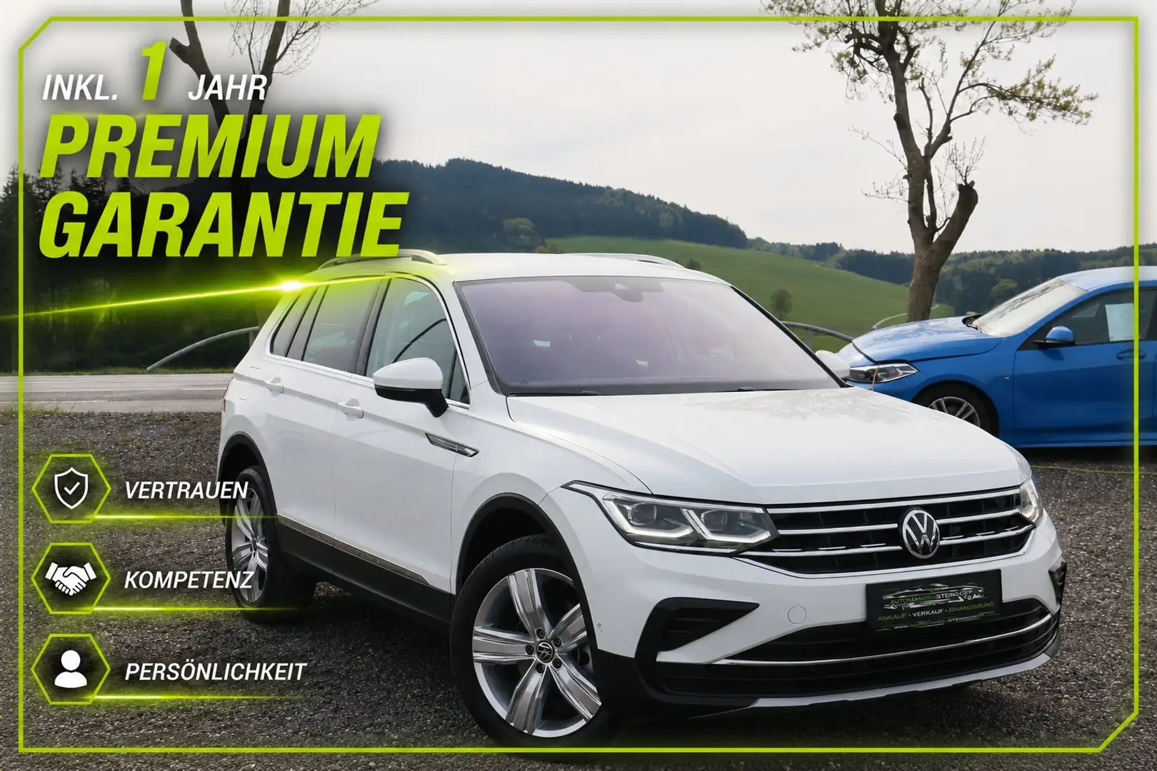 Volkswagen Tiguan 4Motion*Standheizung*AHK*Keyless Entry*Matrix Weiß - 1