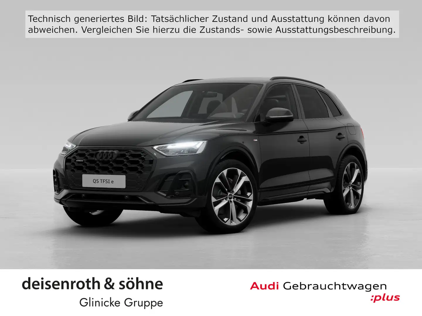 Audi Q5 S line 50 TFSI e qu Business/Nav/Luft/21"LED Negro - 1