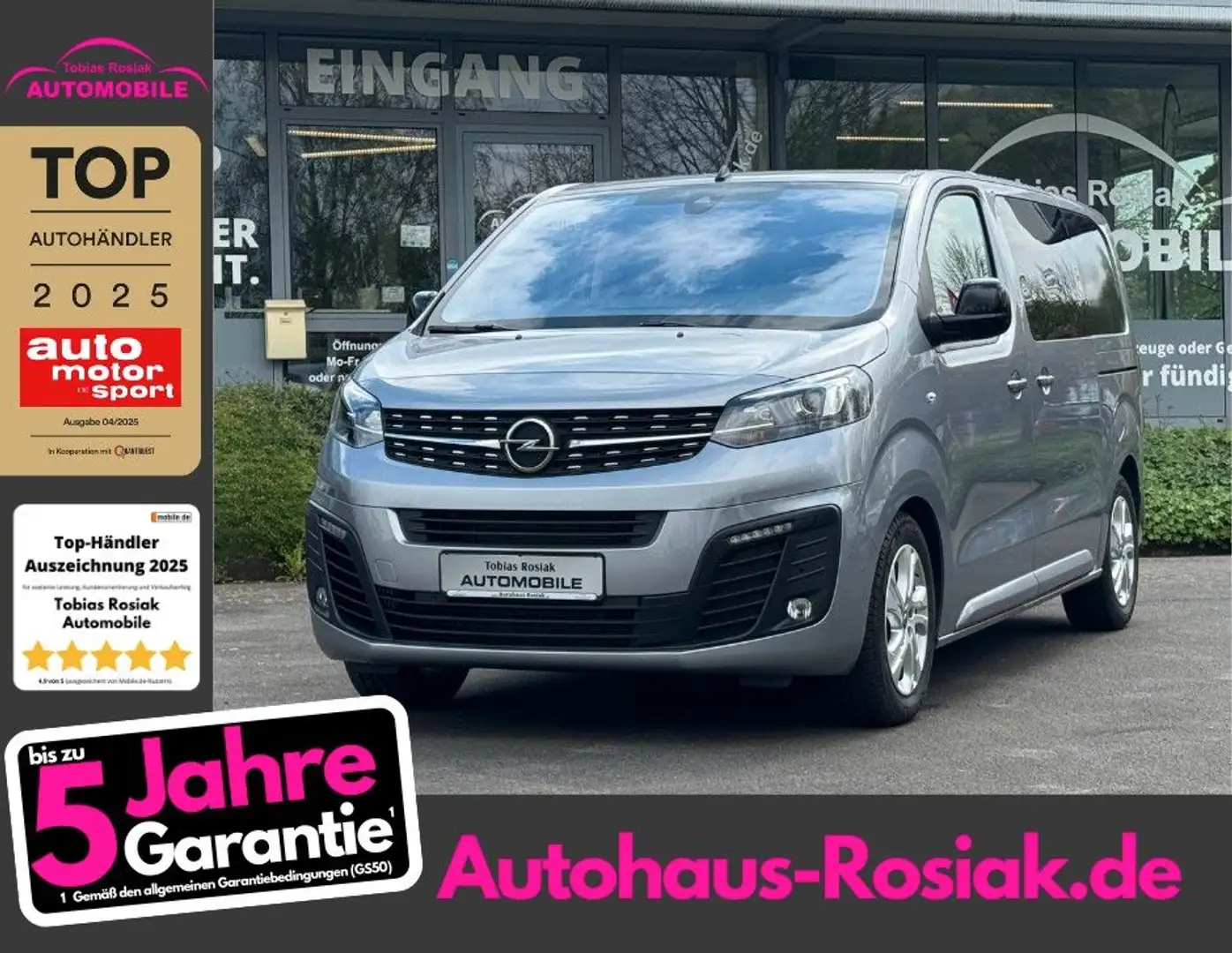 Opel Vivaro Kasten Edition M DoKa Standhz Xenon ACC Grau - 1