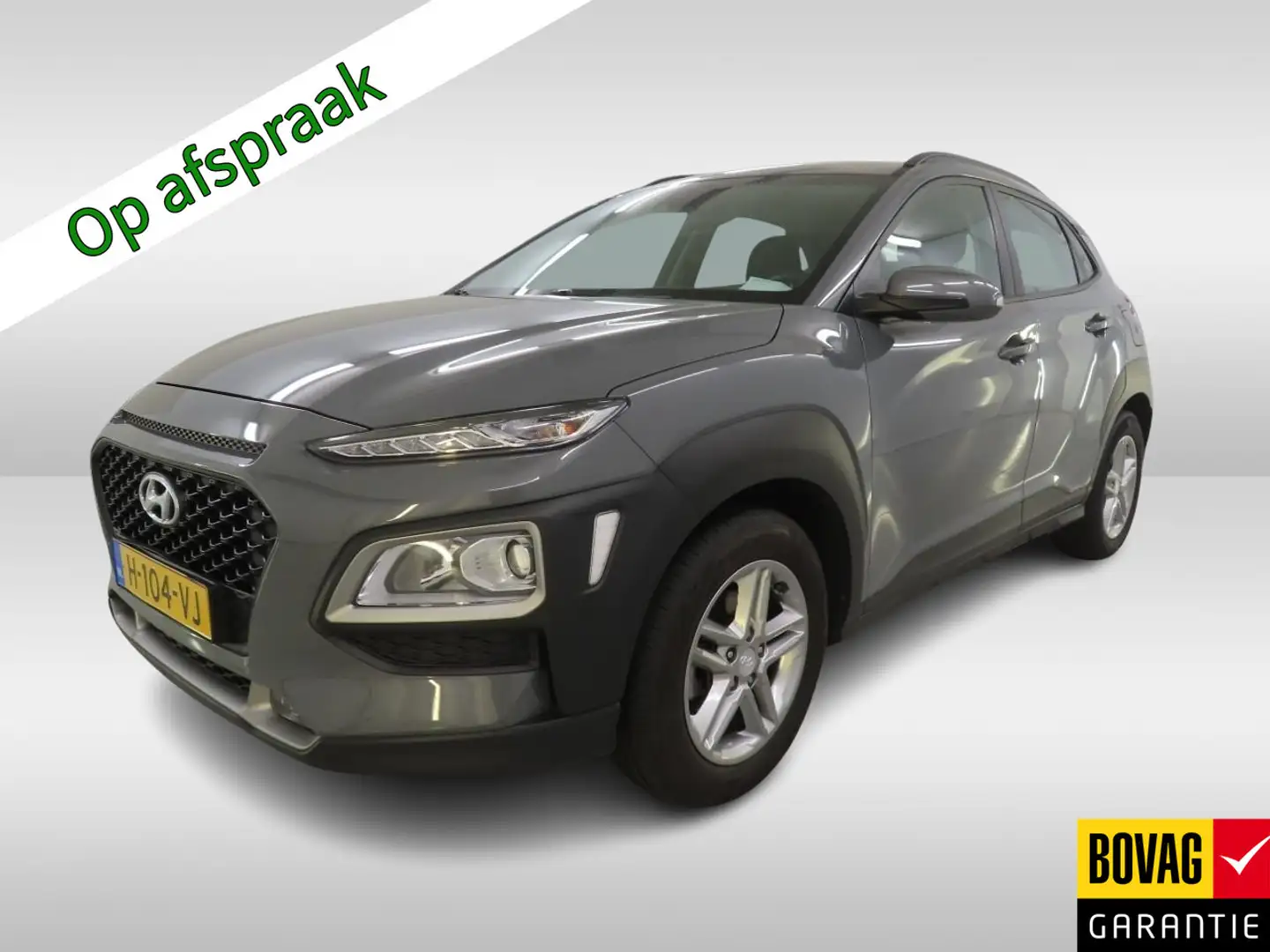 Hyundai KONA 1.0 T-GDI Comfort (120 PK) 1e-Eig. & Keurig-Onderh Grijs - 1