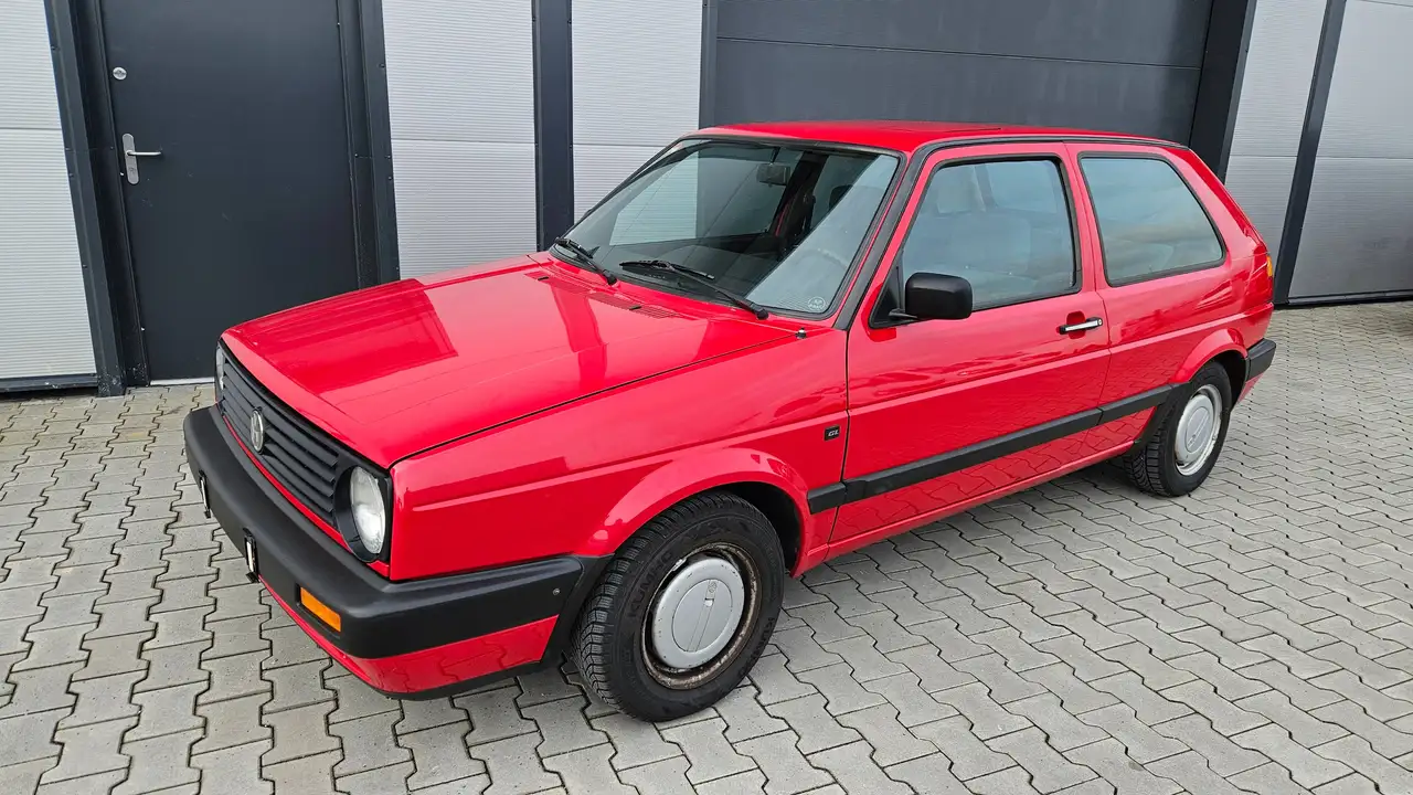 Volkswagen Golf 2 * GL * tornadorot * Schiebedach, foto 1