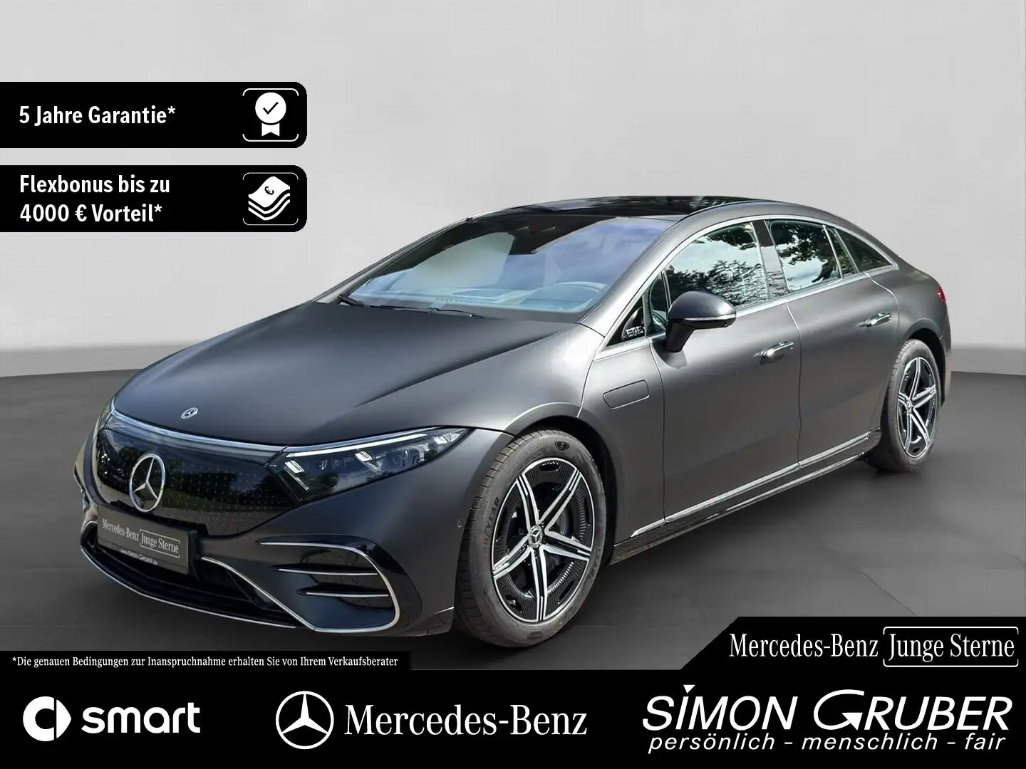 Mercedes-Benz EQS 450 4M AMG magno Hyper Pano HUD TV Mod 24 Grau - 1