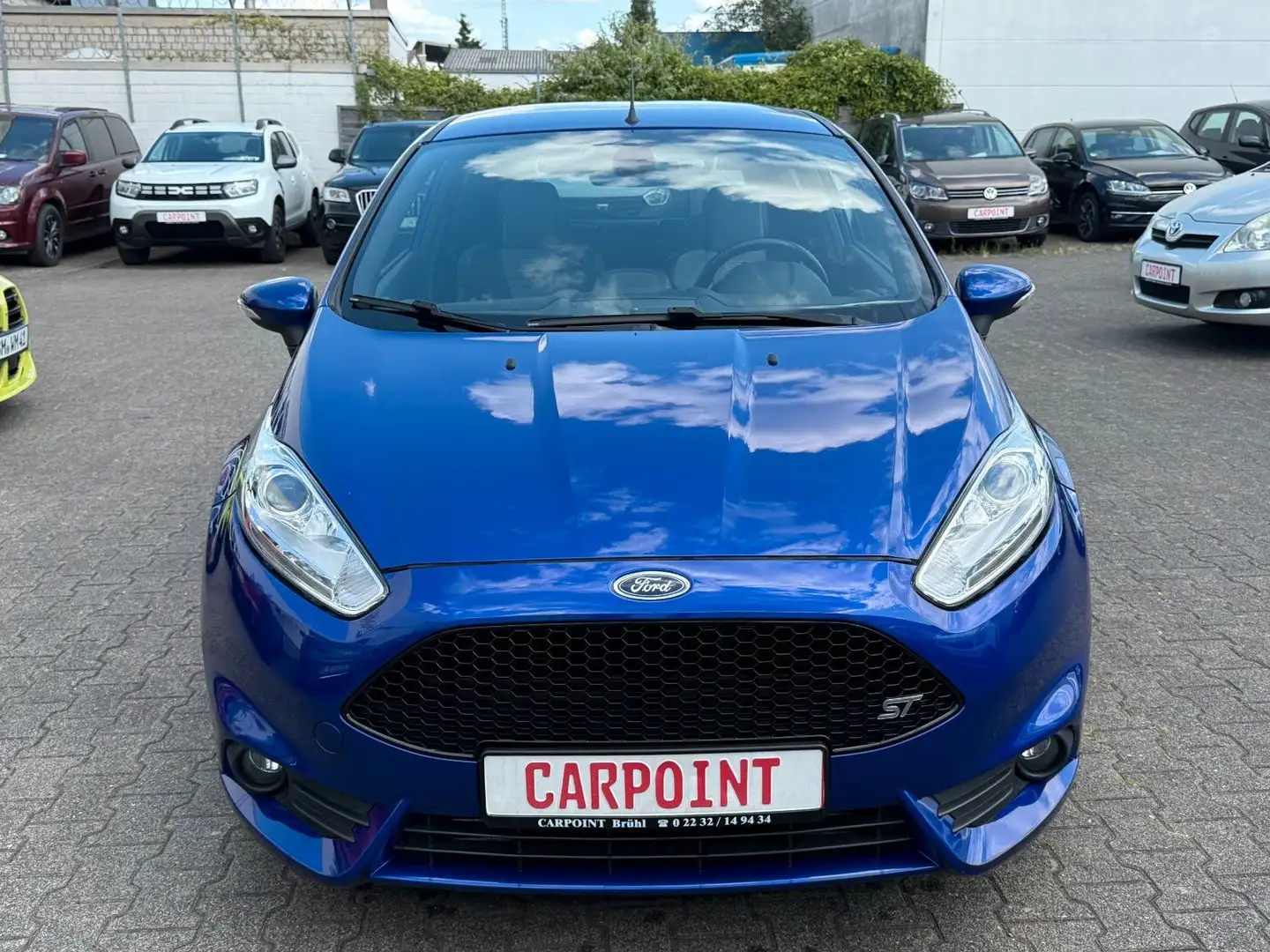 Ford Fiesta ST 2.HAND/KLIMA/NAVI/8 FACH /PDC Bleu - 2