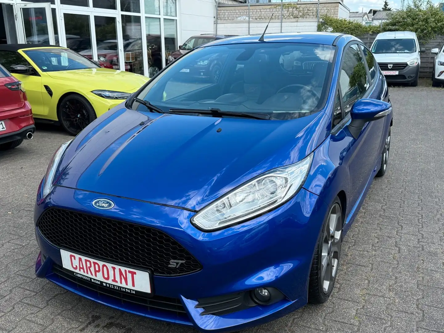 Ford Fiesta ST 2.HAND/KLIMA/NAVI/8 FACH /PDC Bleu - 1