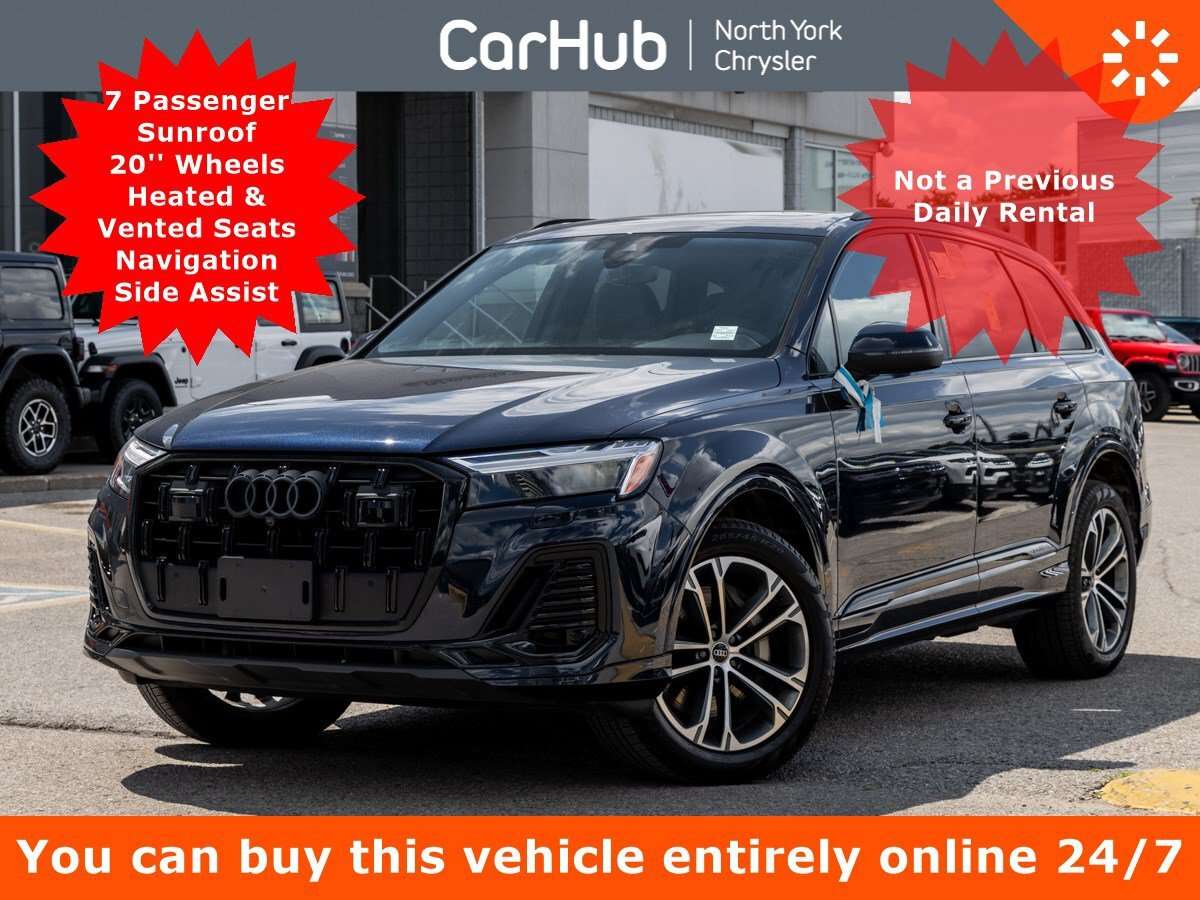 2026 Audi Q7 7 Passenger Sunroof 20'' Wheels Heated Vented Seat