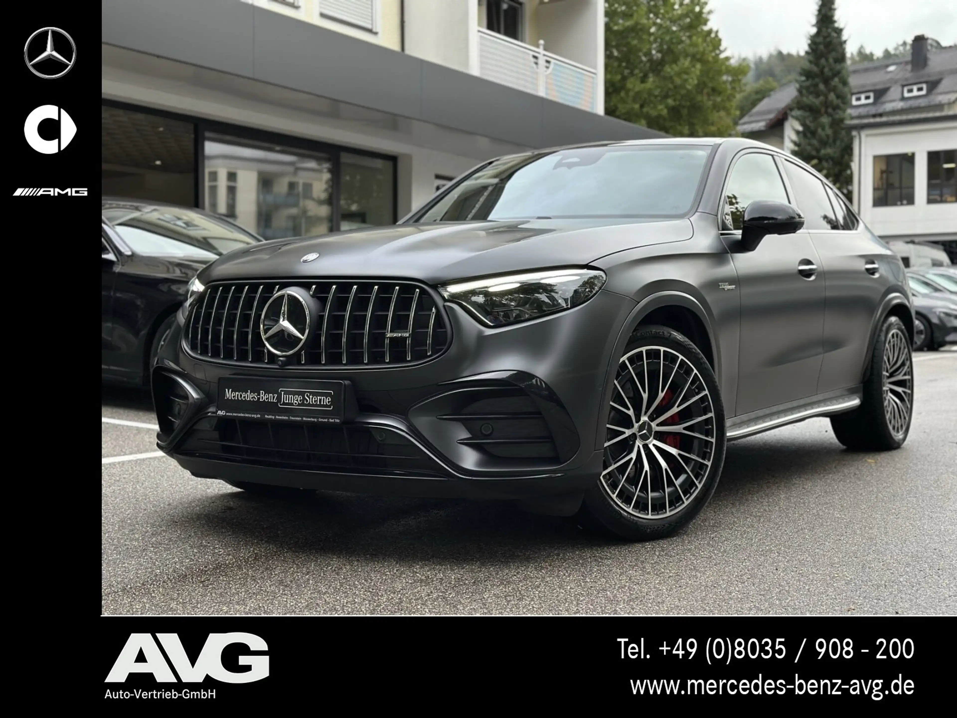 Mercedes-Benz GLC 63 AMG GLC 63S E Coupé Pano AHK 21" Night MATTGRAU Burm — photo 7