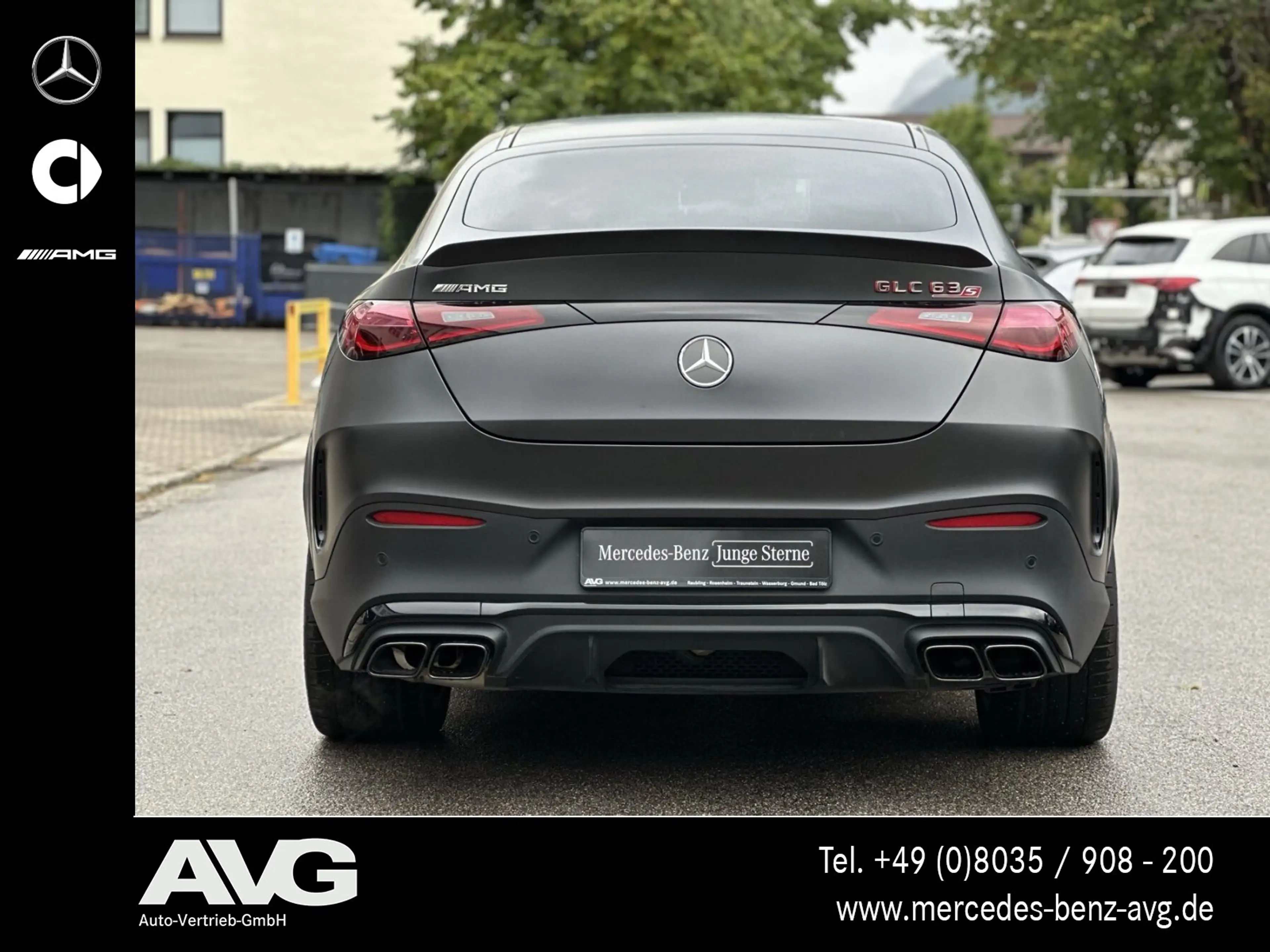 Mercedes-Benz GLC 63 AMG GLC 63S E Coupé Pano AHK 21" Night MATTGRAU Burm — photo 6