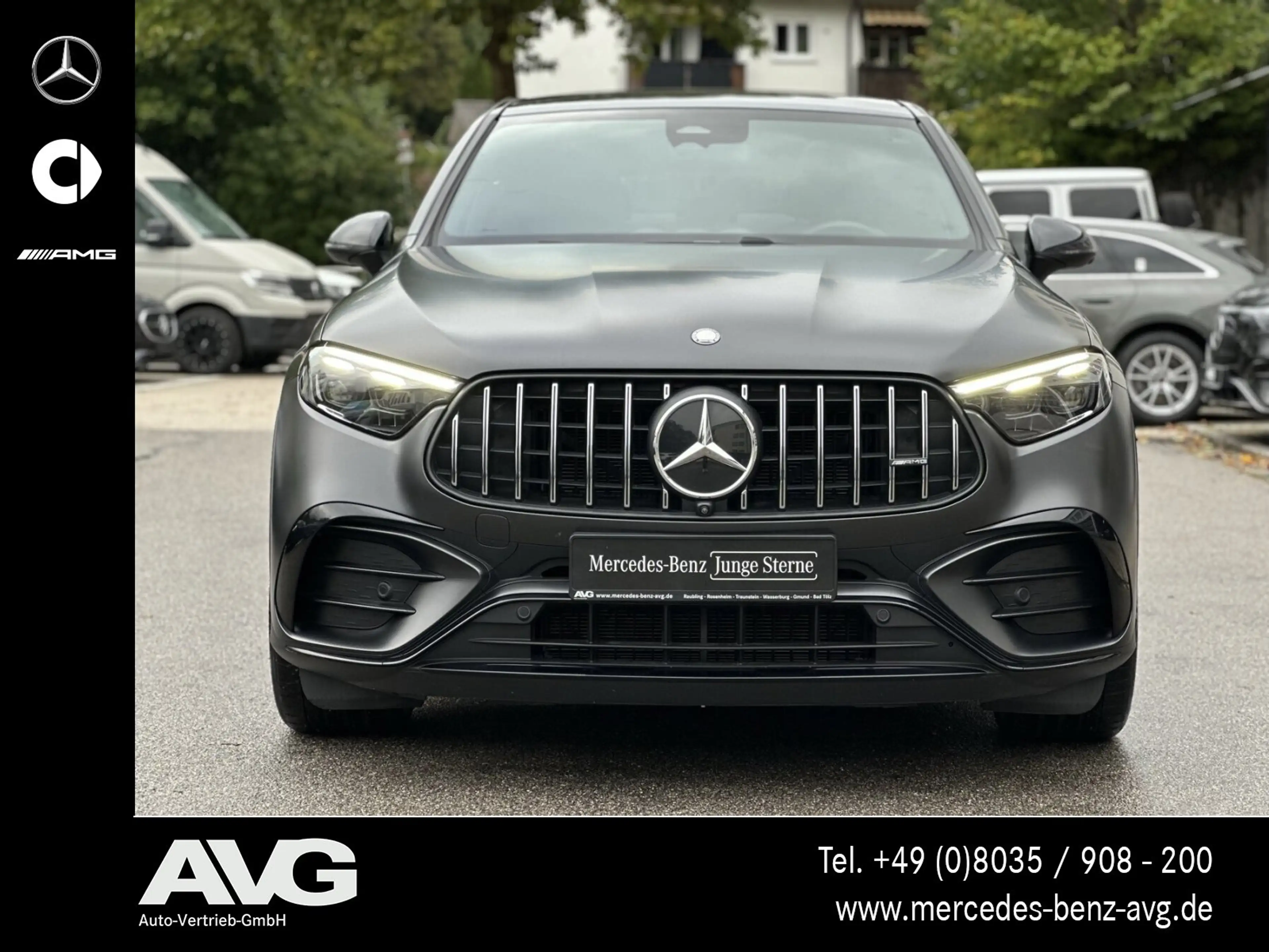 Mercedes-Benz GLC 63 AMG GLC 63S E Coupé Pano AHK 21" Night MATTGRAU Burm — photo 5