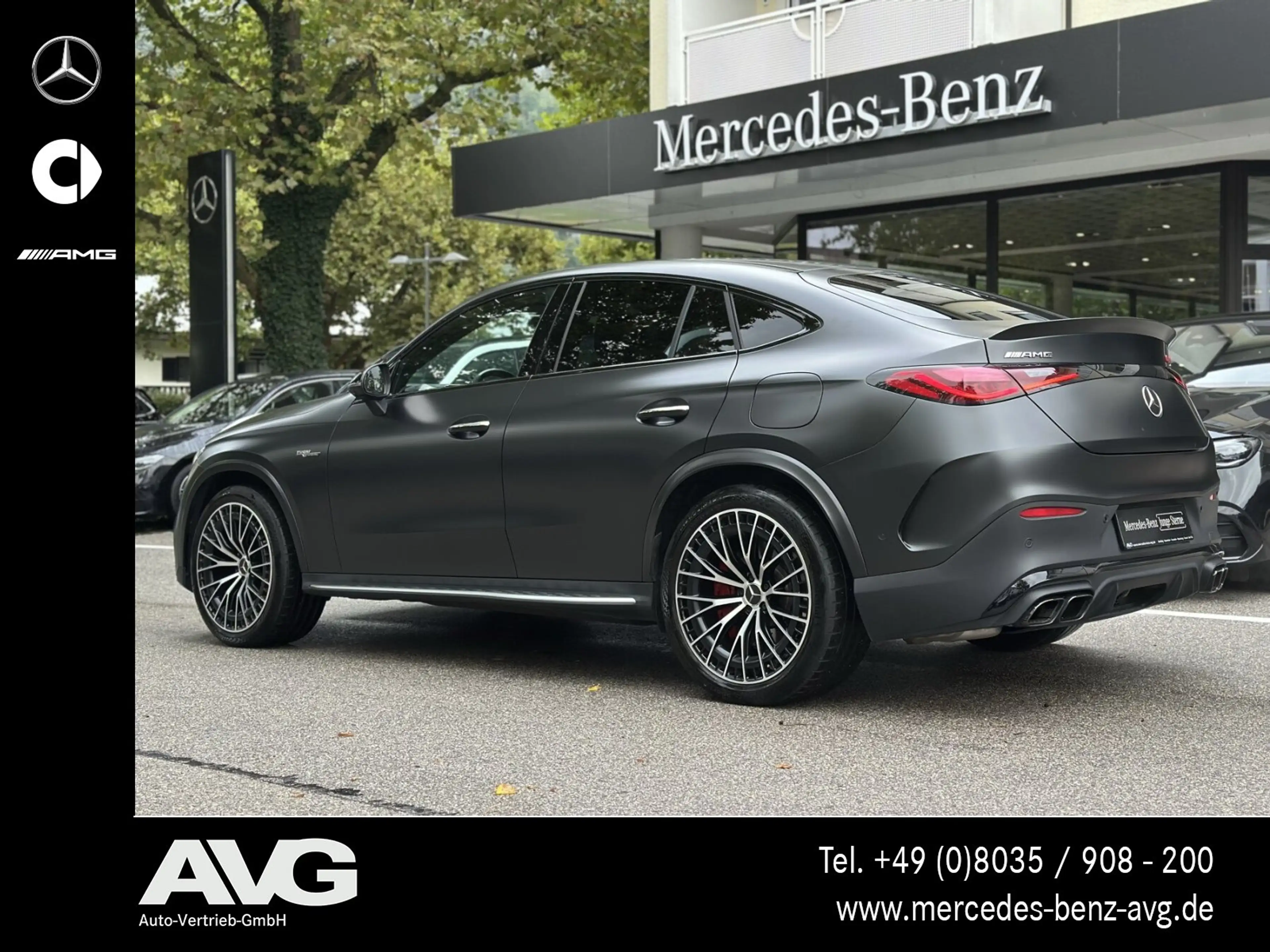 Mercedes-Benz GLC 63 AMG GLC 63S E Coupé Pano AHK 21" Night MATTGRAU Burm — photo 8