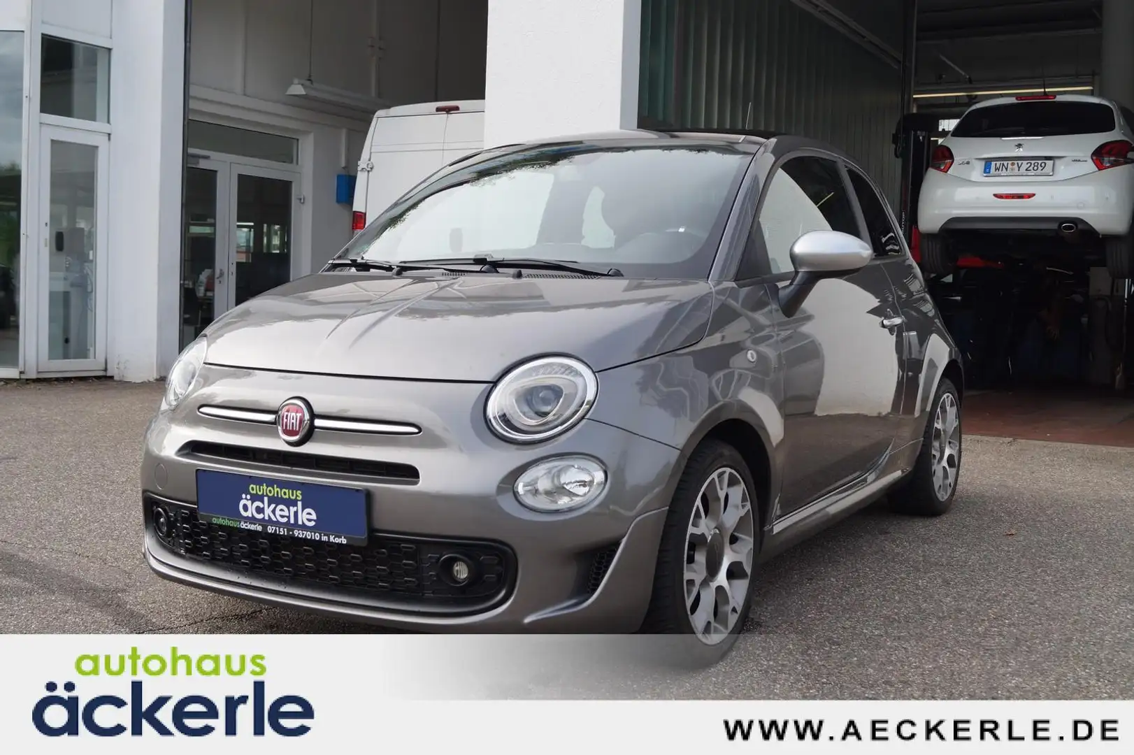 Fiat 500 RockStar Automatik I Pano I PDC I Navi I City-Pake Grau - 1