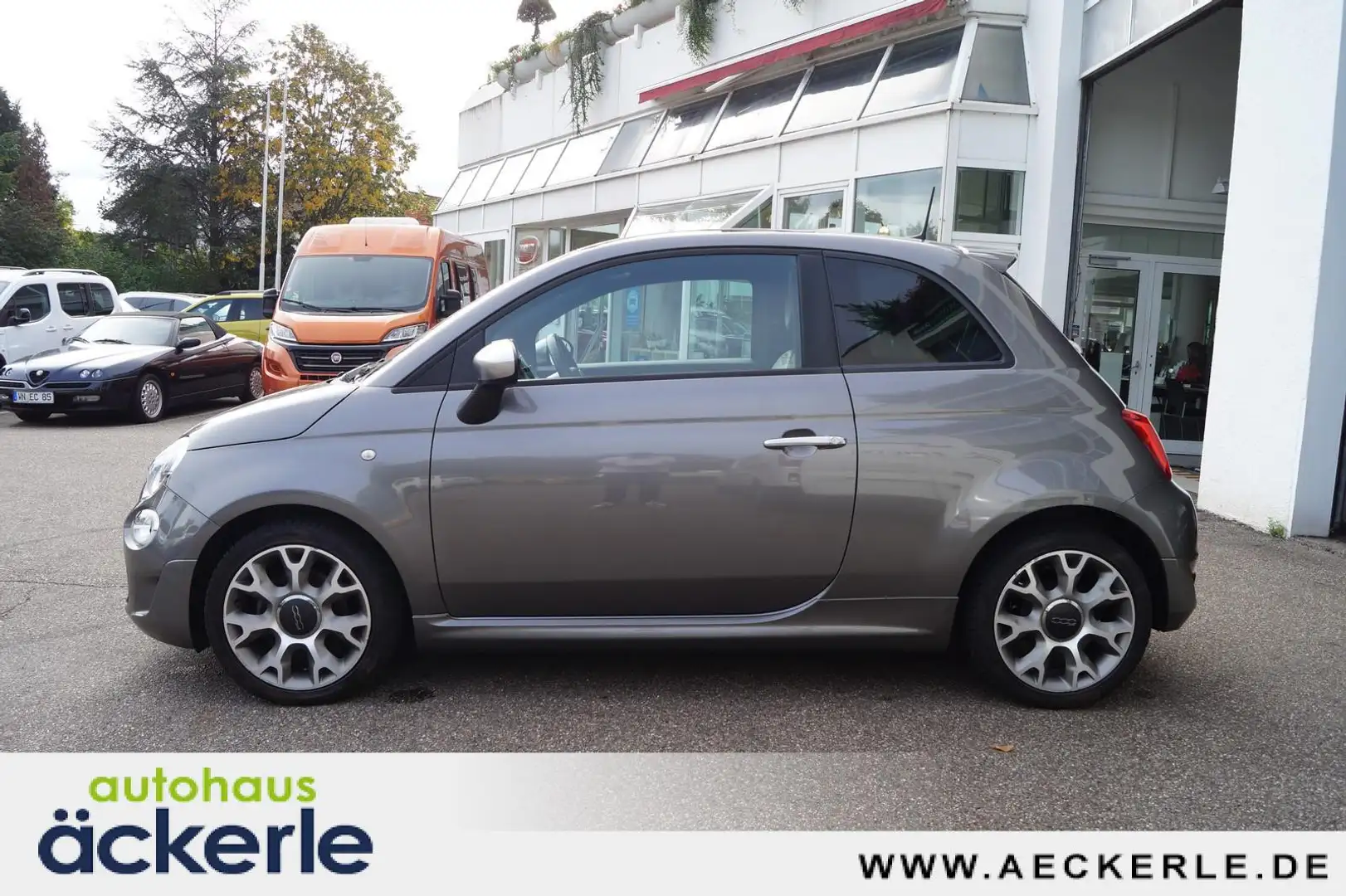 Fiat 500 RockStar Automatik I Pano I PDC I Navi I City-Pake Grau - 2